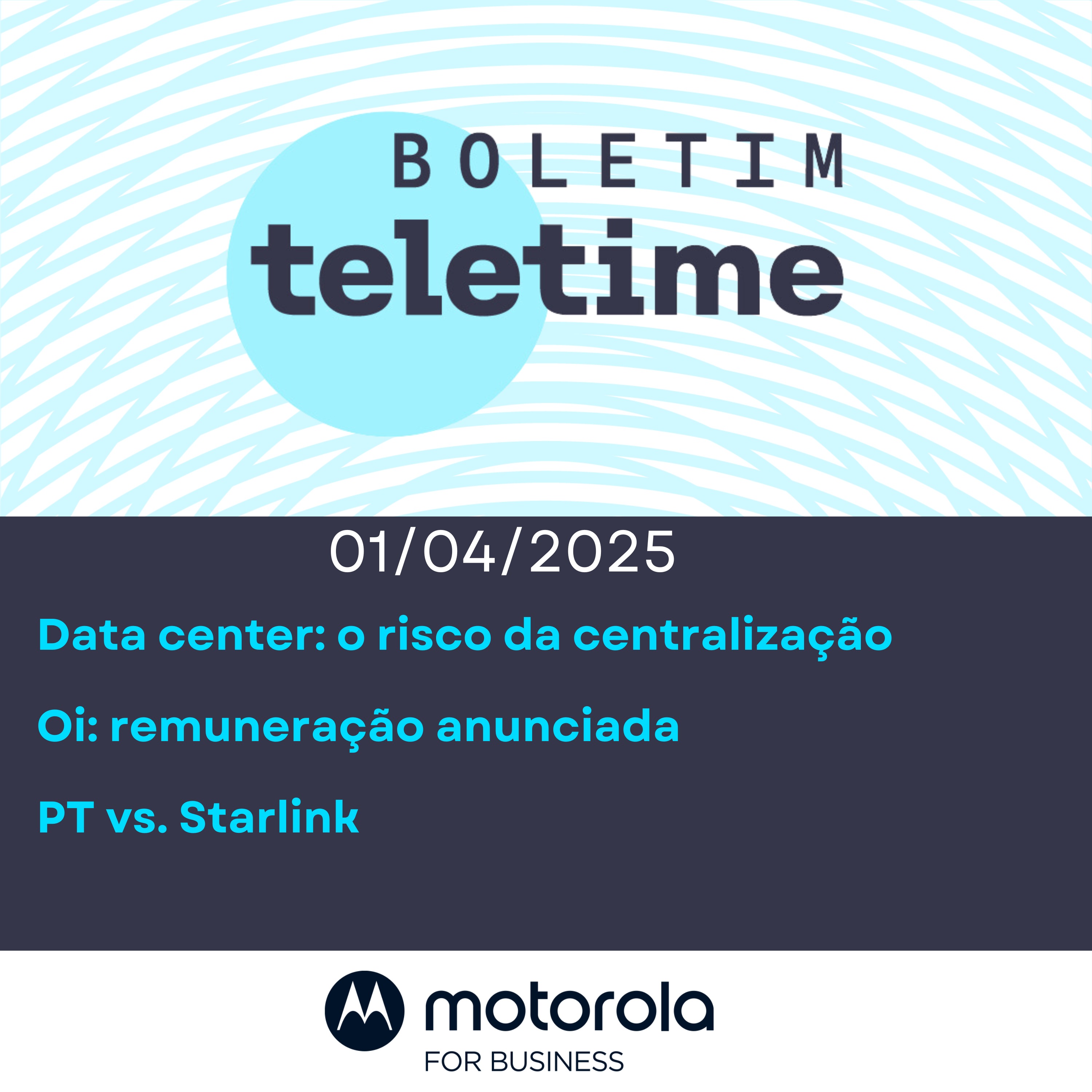 01/04/25 | Data center: o risco da centralização | Oi: remuneração dos executivos | PT vs. Starlink episode artwork