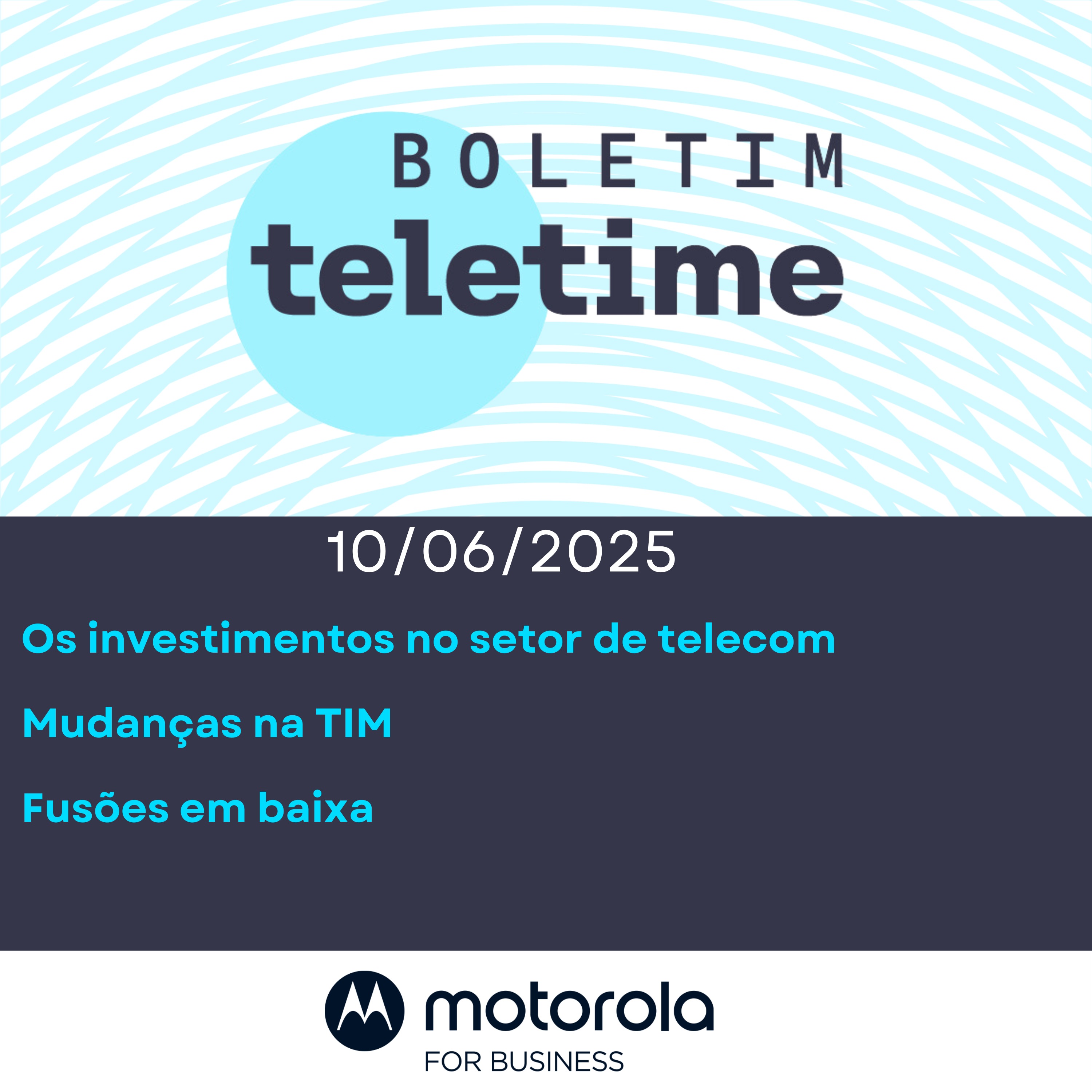 10/06/25 | Os investimentos no setor de telecom | Mudanças na TIM | Fusões em baixa episode artwork