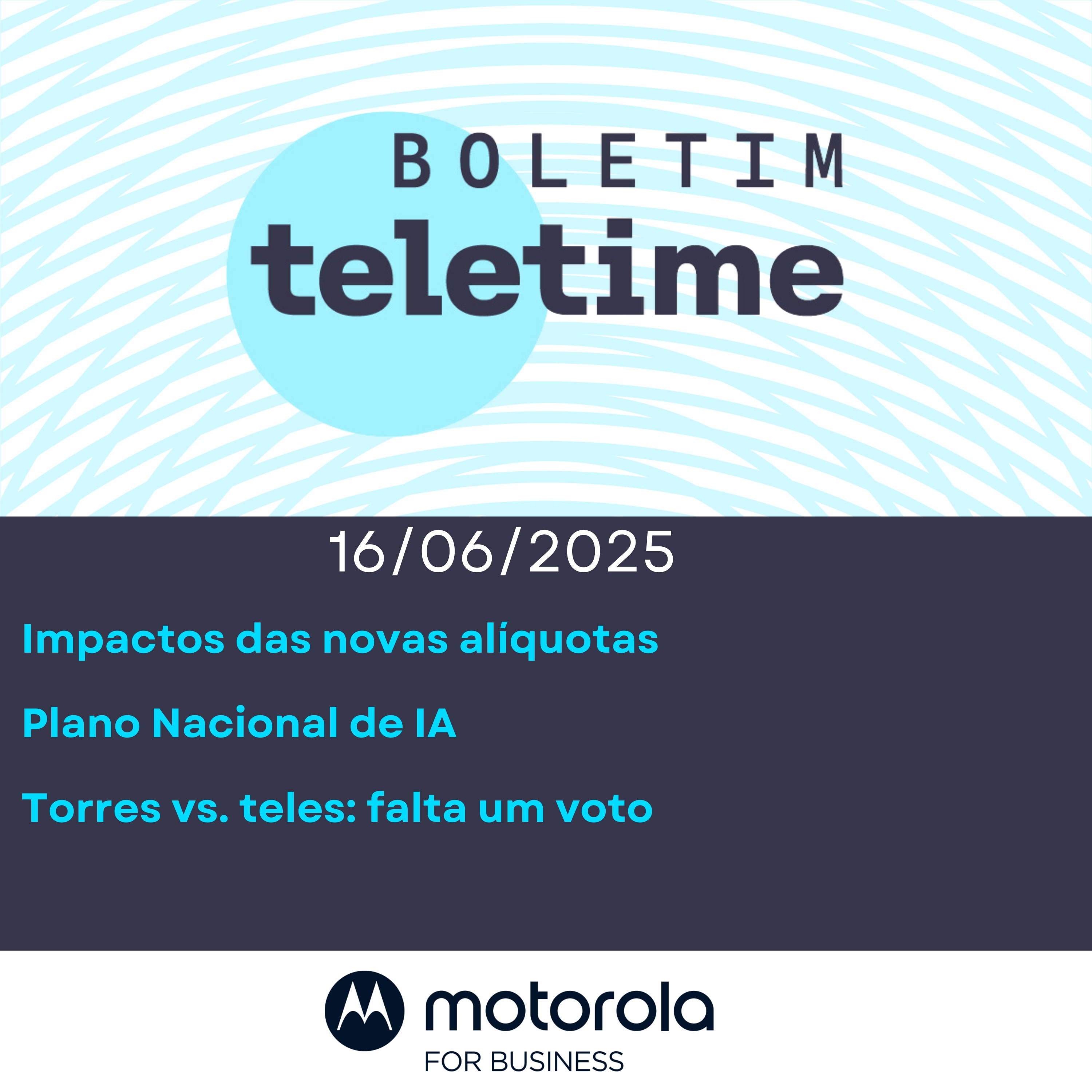 16/06/25 | Impactos das novas alíquotas | Plano Nacional de IA | Torres vs. teles: falta um voto episode artwork