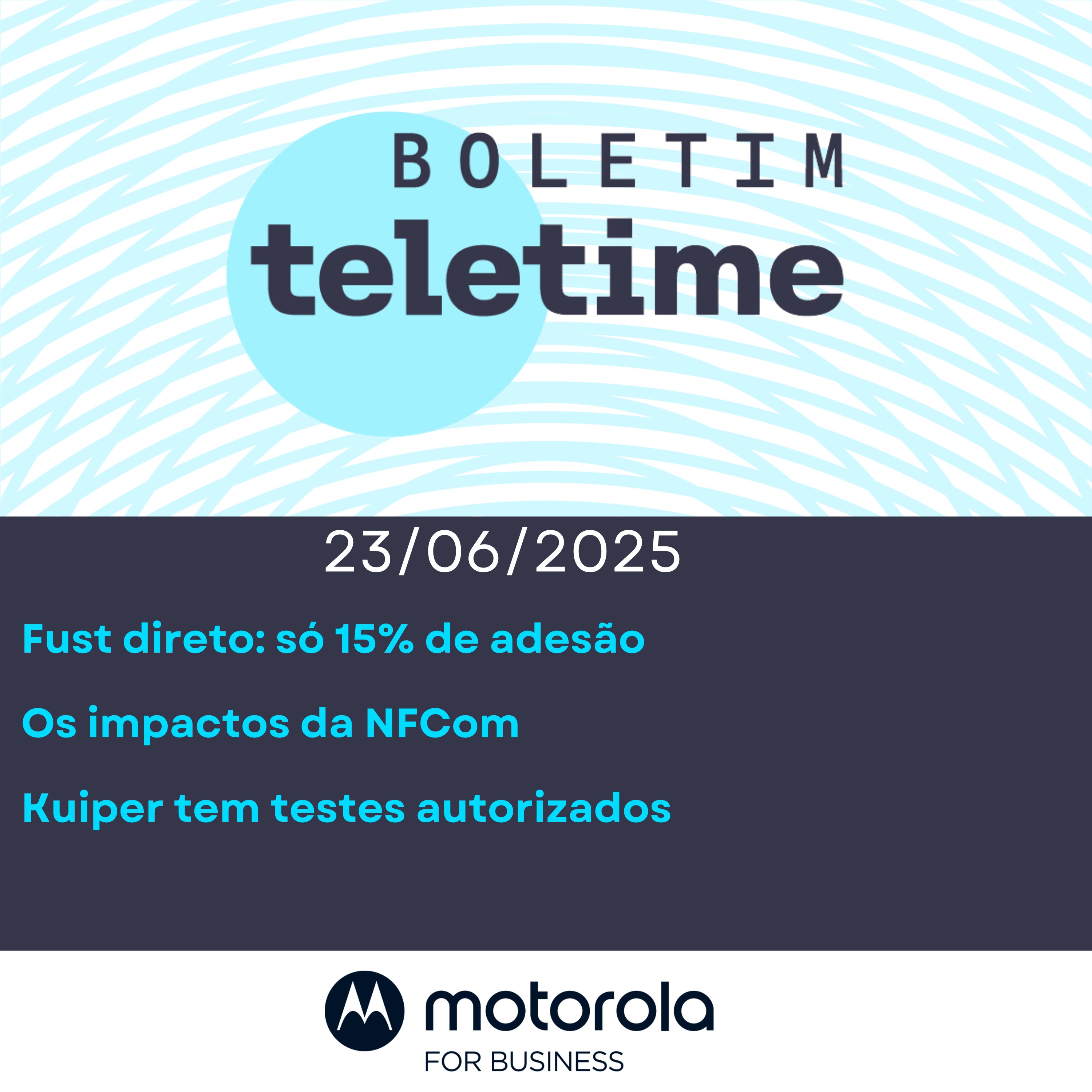 23/06/25 | Fust direto: só 15% de adesão | Os impactos da NFCom | Kuiper tem testes autorizados episode artwork