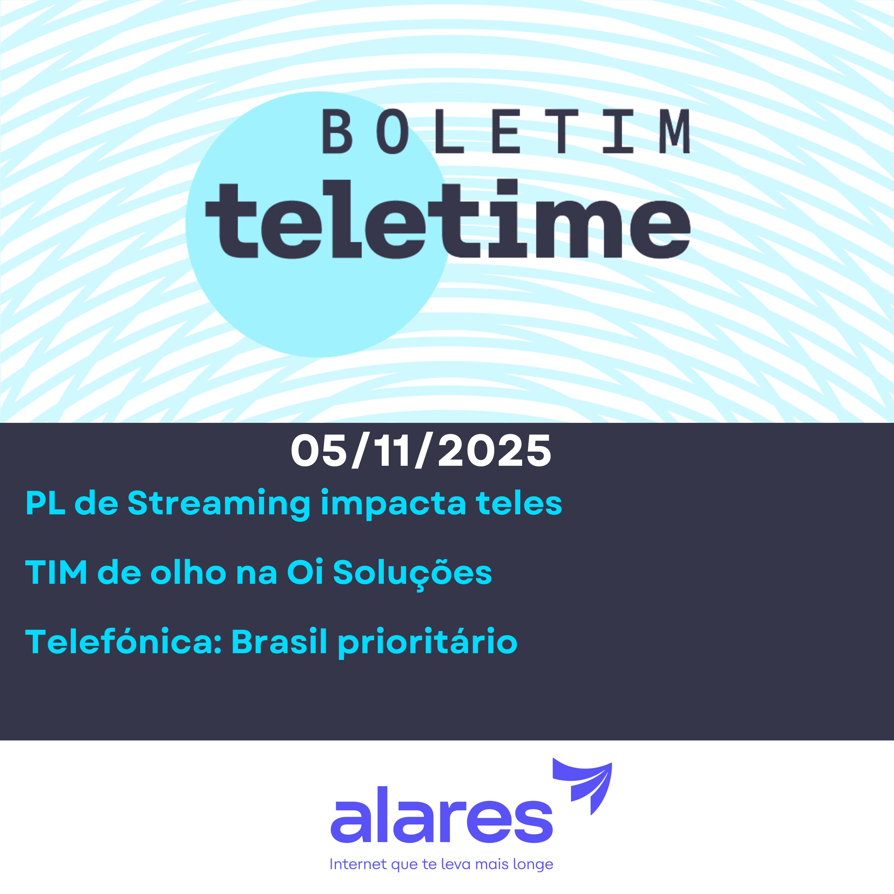 05/11/25 | PL de Streaming impacta teles | TIM de olho na Oi Soluções | Telefónica: Brasil prioritário episode artwork