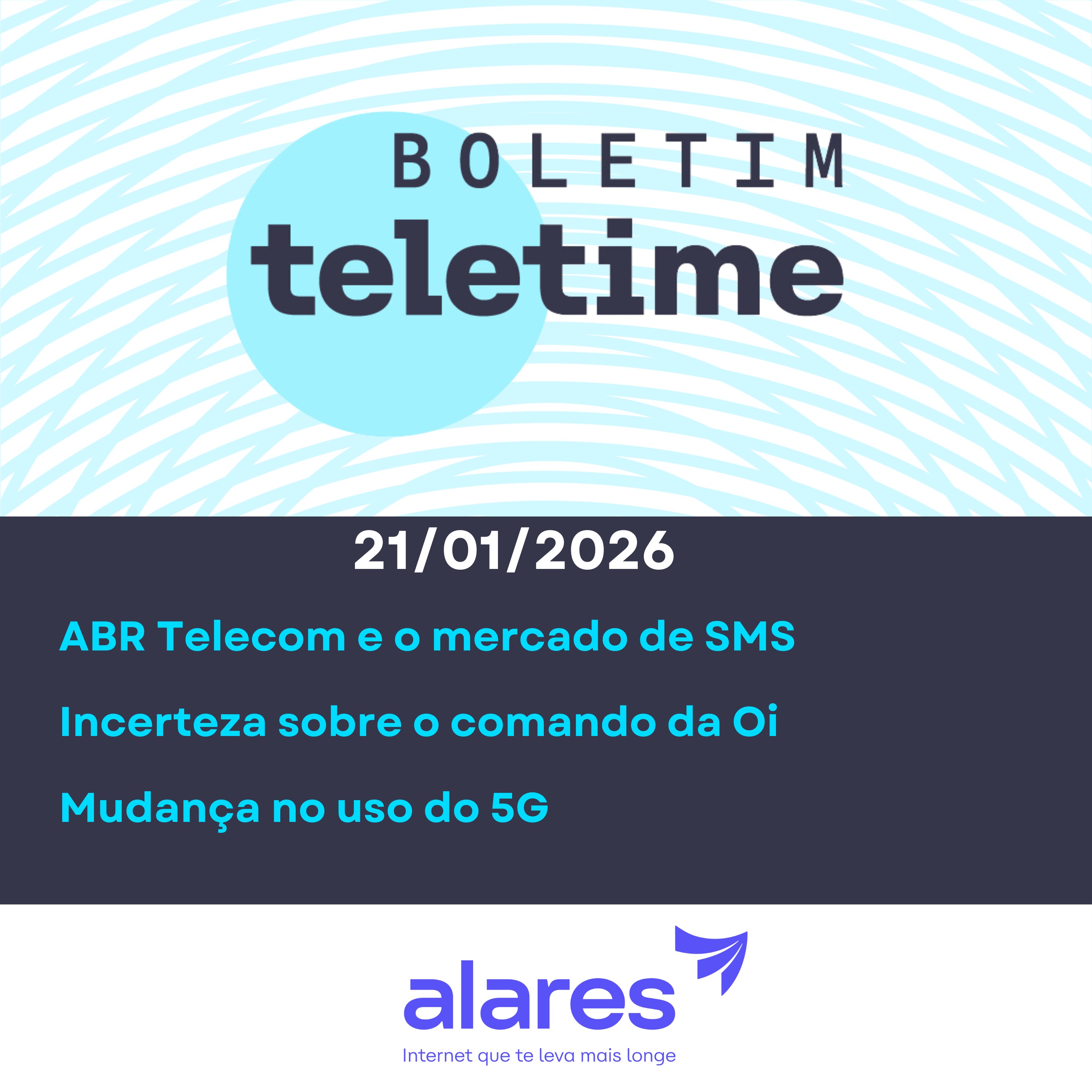 21/01/26 | ABR Telecom e o mercado de SMS | Incerteza sobre o comando da Oi | Mudança no uso do 5G episode artwork