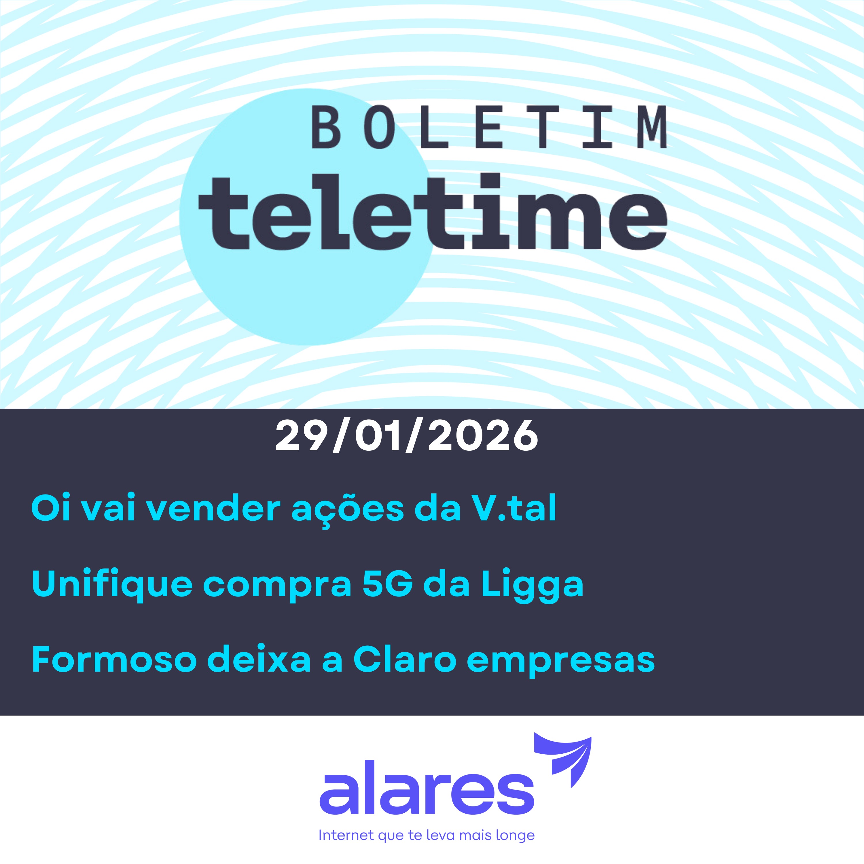 29/01/26 | Oi vai vender ações da V.tal | Unifique compra 5G da Ligga | Formoso deixa a Claro empresas episode artwork