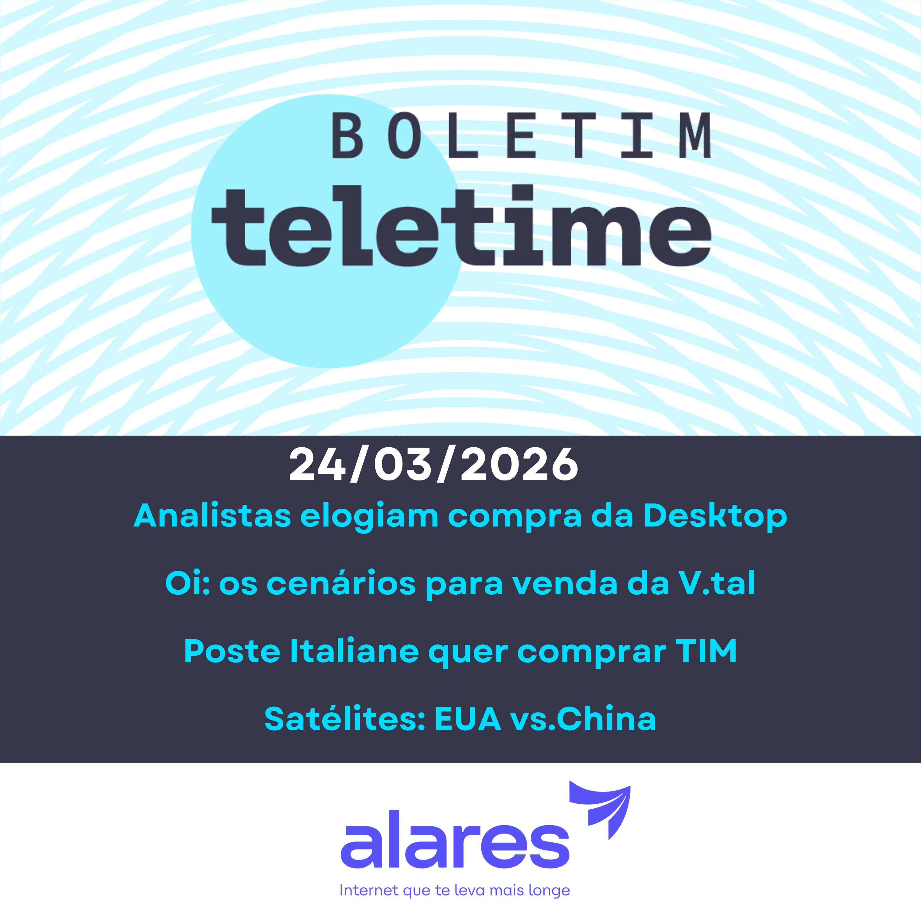 24/03/26 | Compra da Desktop elogiada | Oi: os cenários para V.tal | Poste Italiane quer a TIM episode artwork