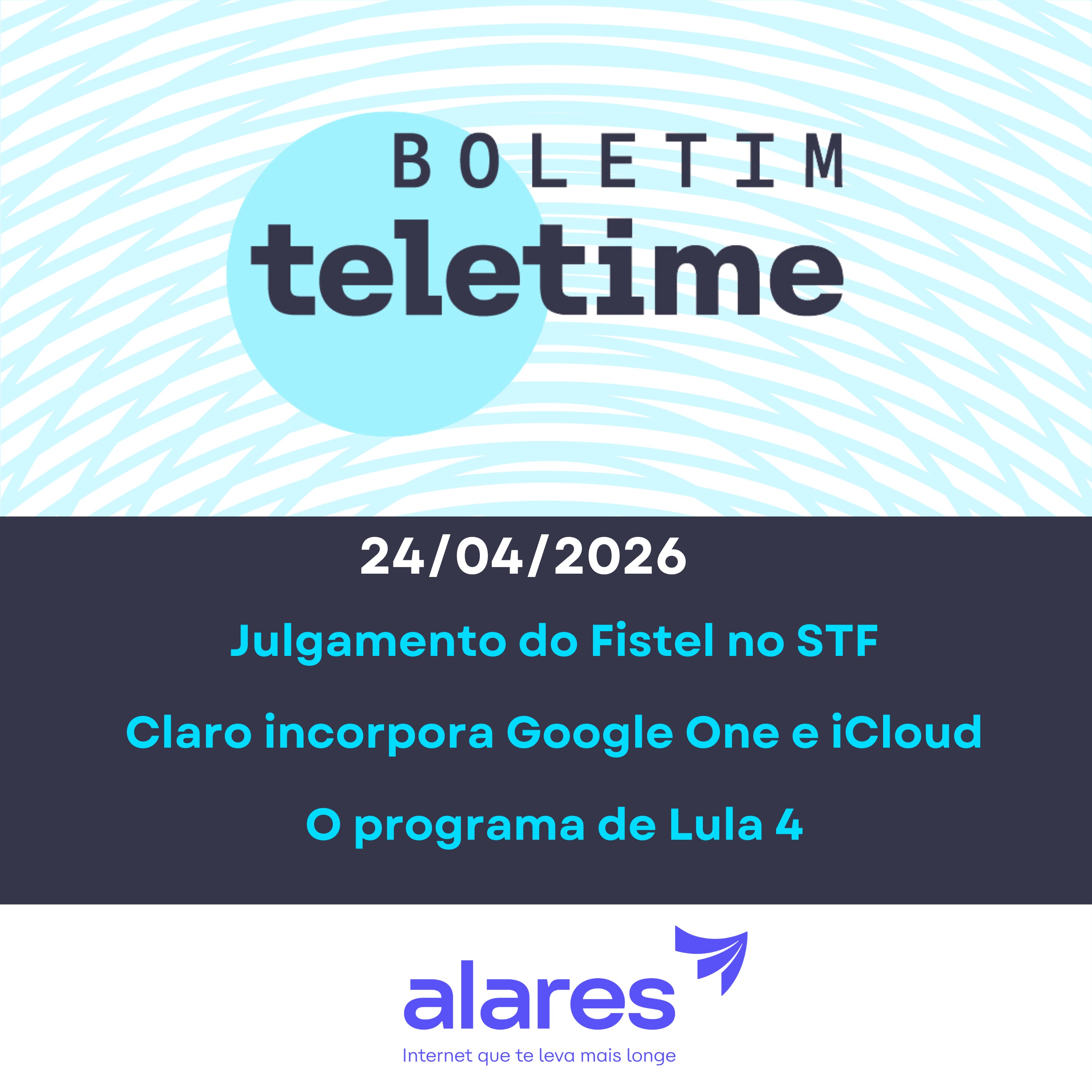 24/04/26 | Julgamento do Fistel no STF | Claro incorpora Google One e iCloud | O programa de Lula 4 episode artwork