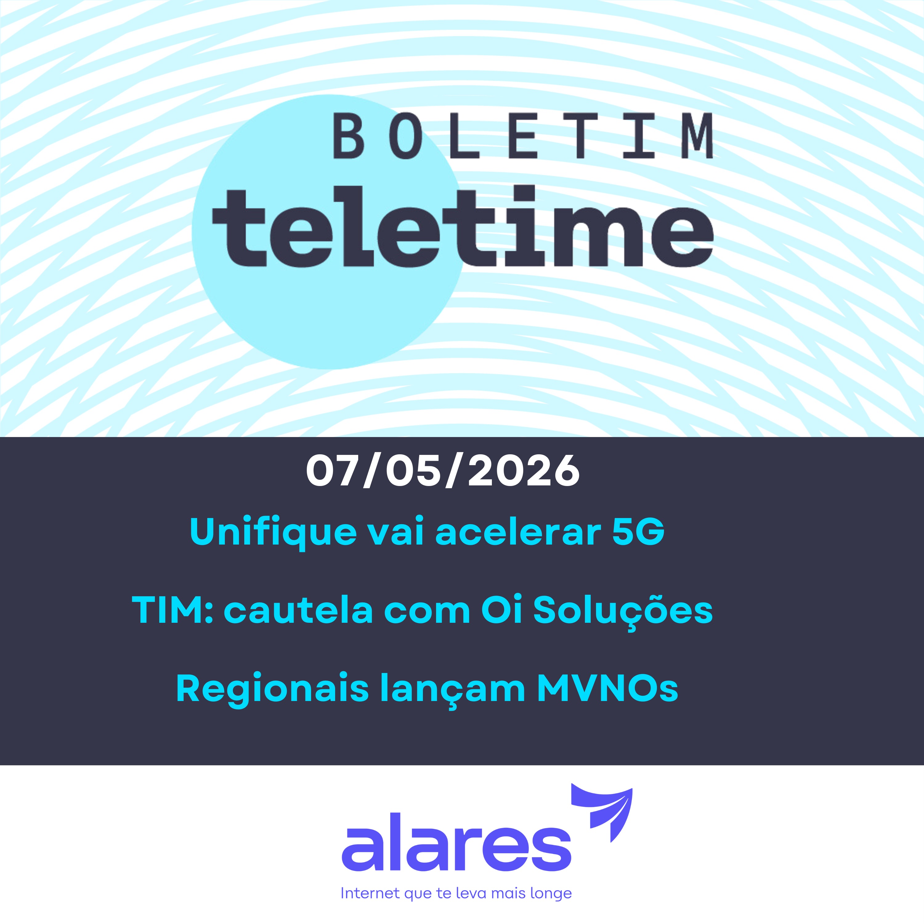 07/05/26 | Unifique vai acelerar 5G | TIM: cautela com Oi Soluções | Regionais lançam MVNOs episode artwork
