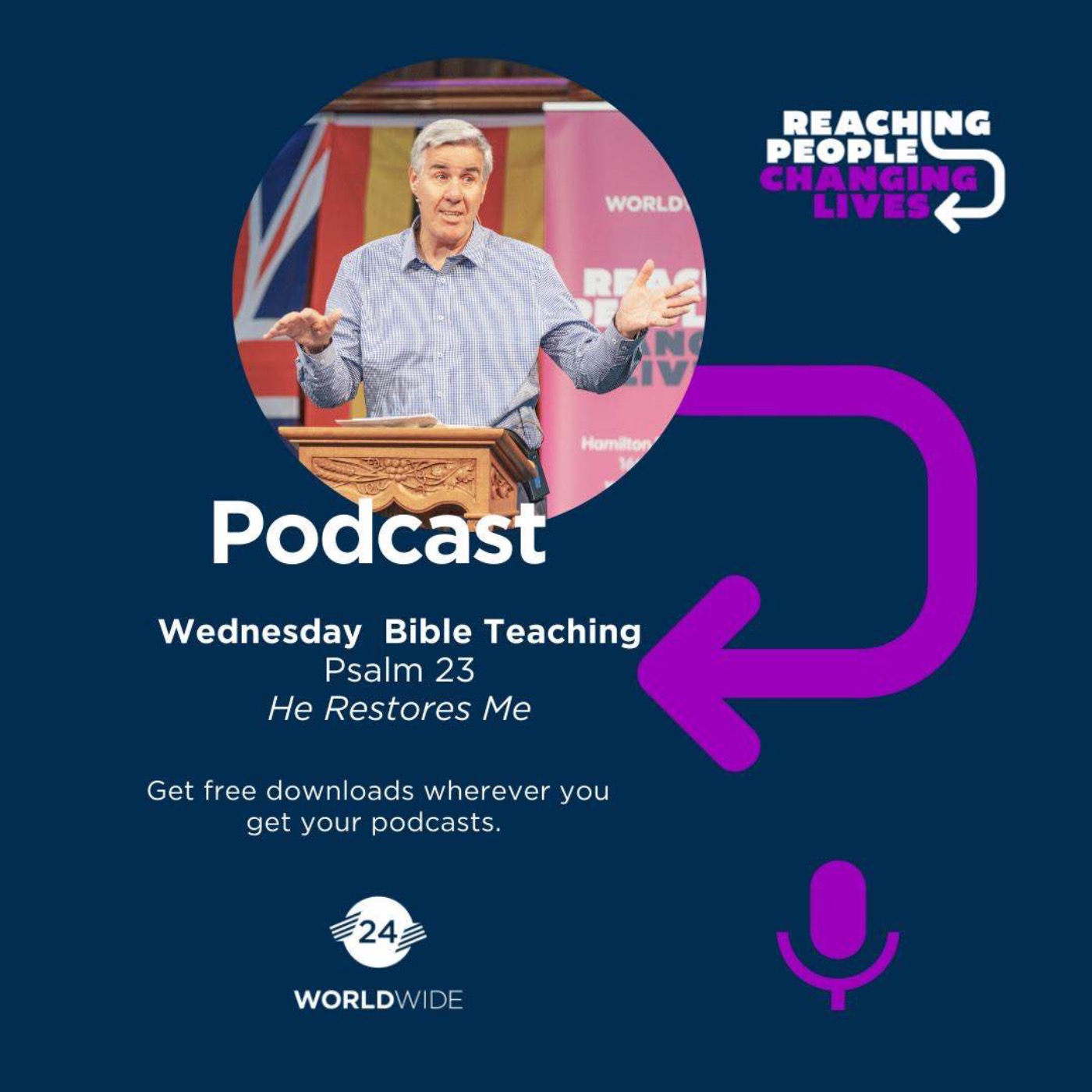 Wednesday: Morning Bible Teaching: Colin Smith - Psalm 23 - He Restores Me episode artwork