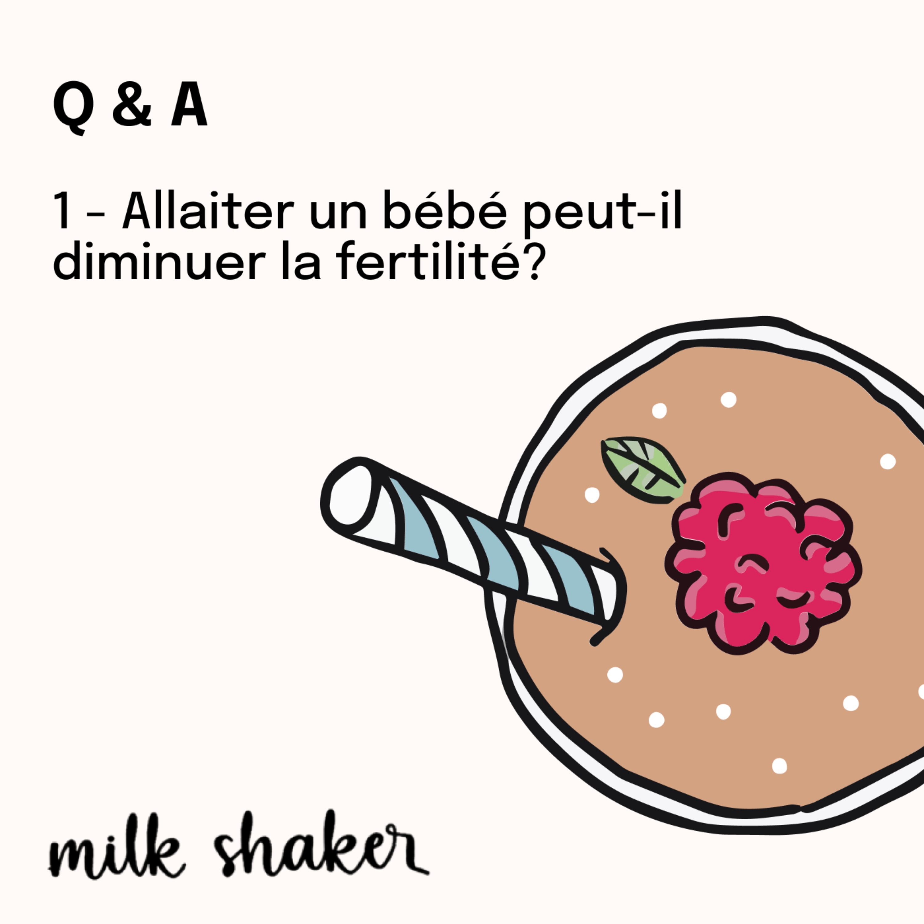 Q & A - 1- Allaiter un bébé peut-il diminuer la fertilité?