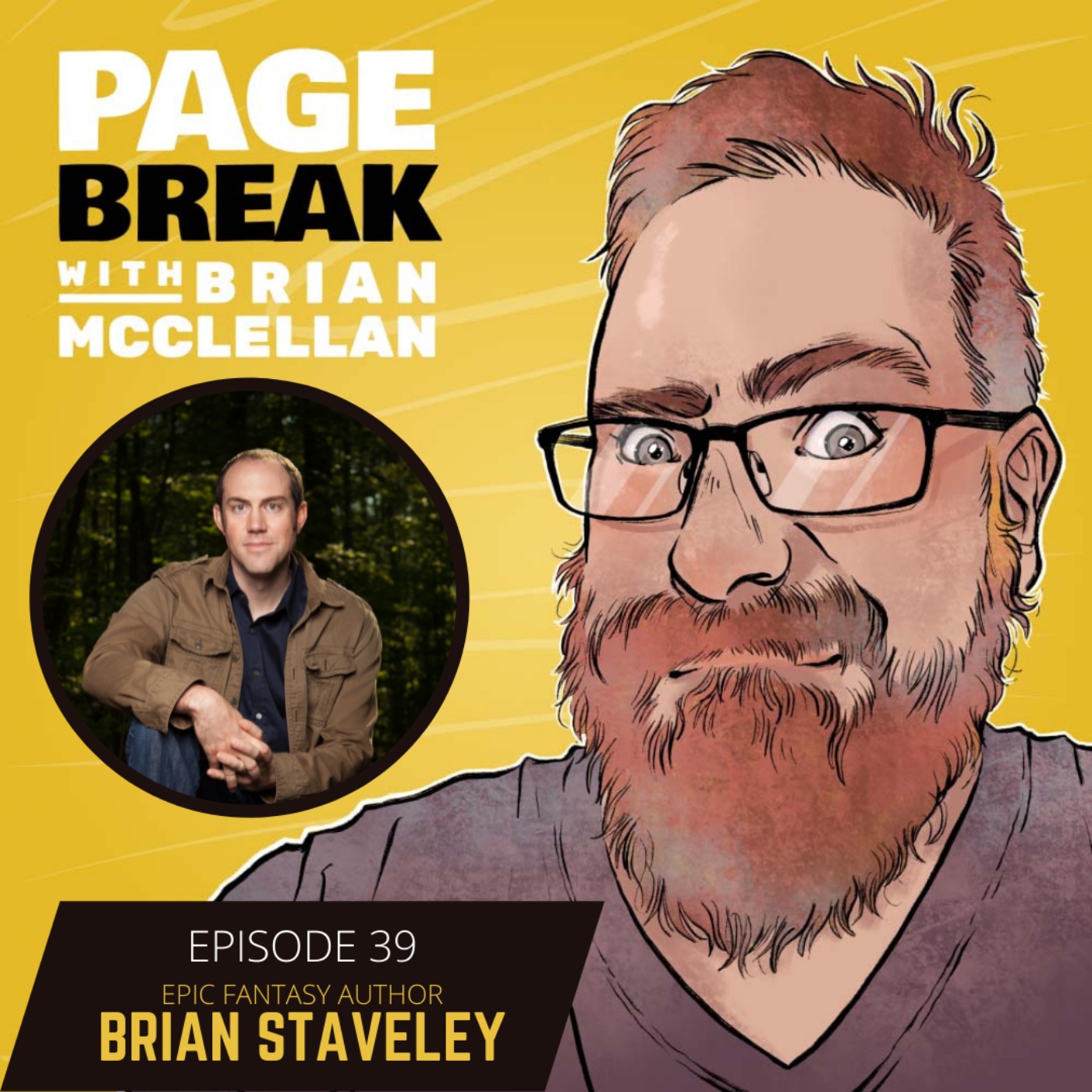 cover art for Ep 39 - Brian Staveley - Epic Fantasy Author