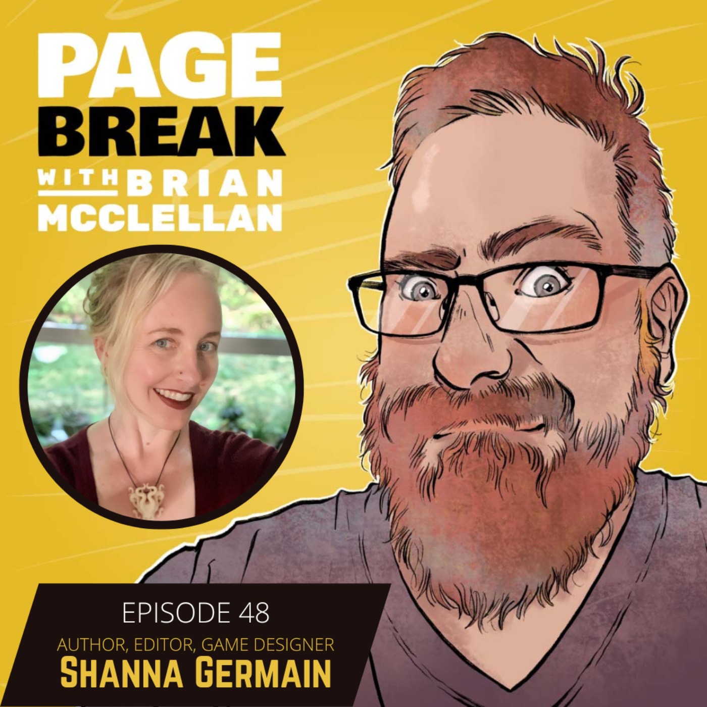 cover art for Ep 48 - Shanna Germain - Author, Editor, Game Designer