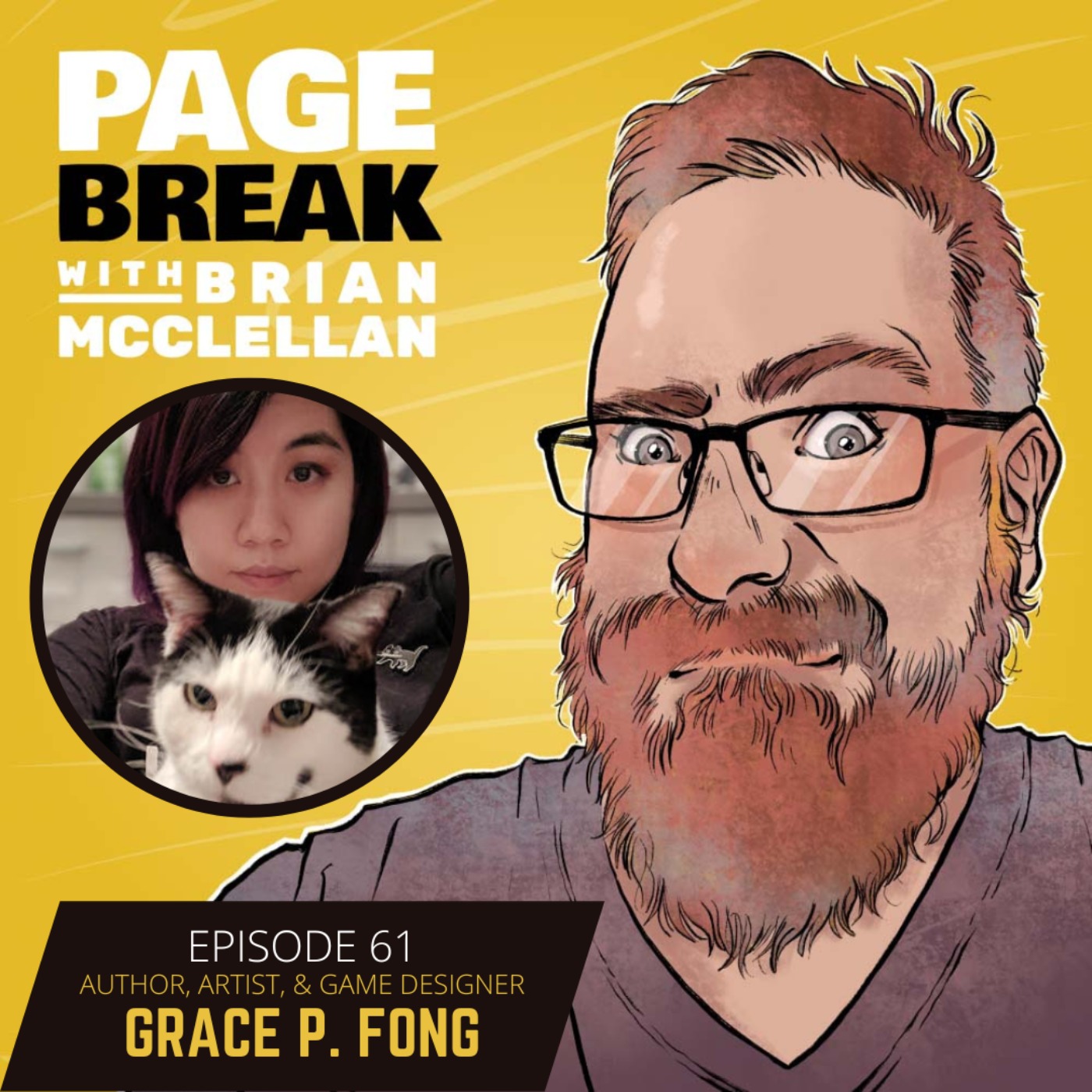 cover art for Ep 61 - Grace P. Fong - Author, Artist, and Game Designer