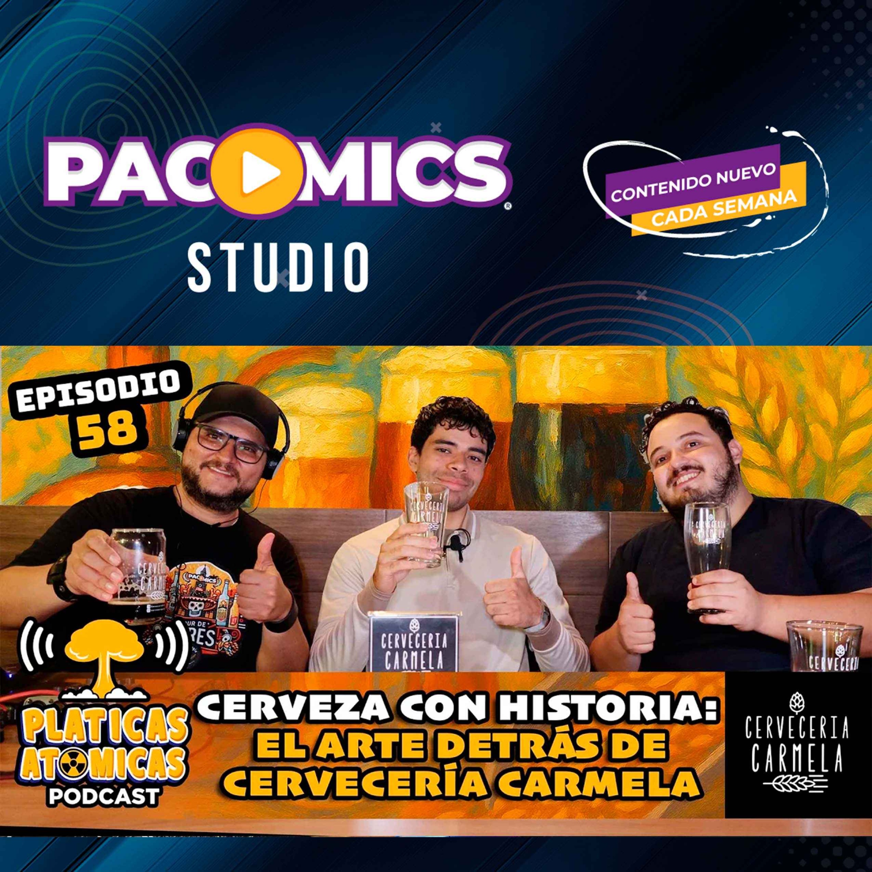 Cerveza con historia: el arte detrás de Cervecería Carmela | Podcast Pláticas Atómicas Ep.58 episode artwork
