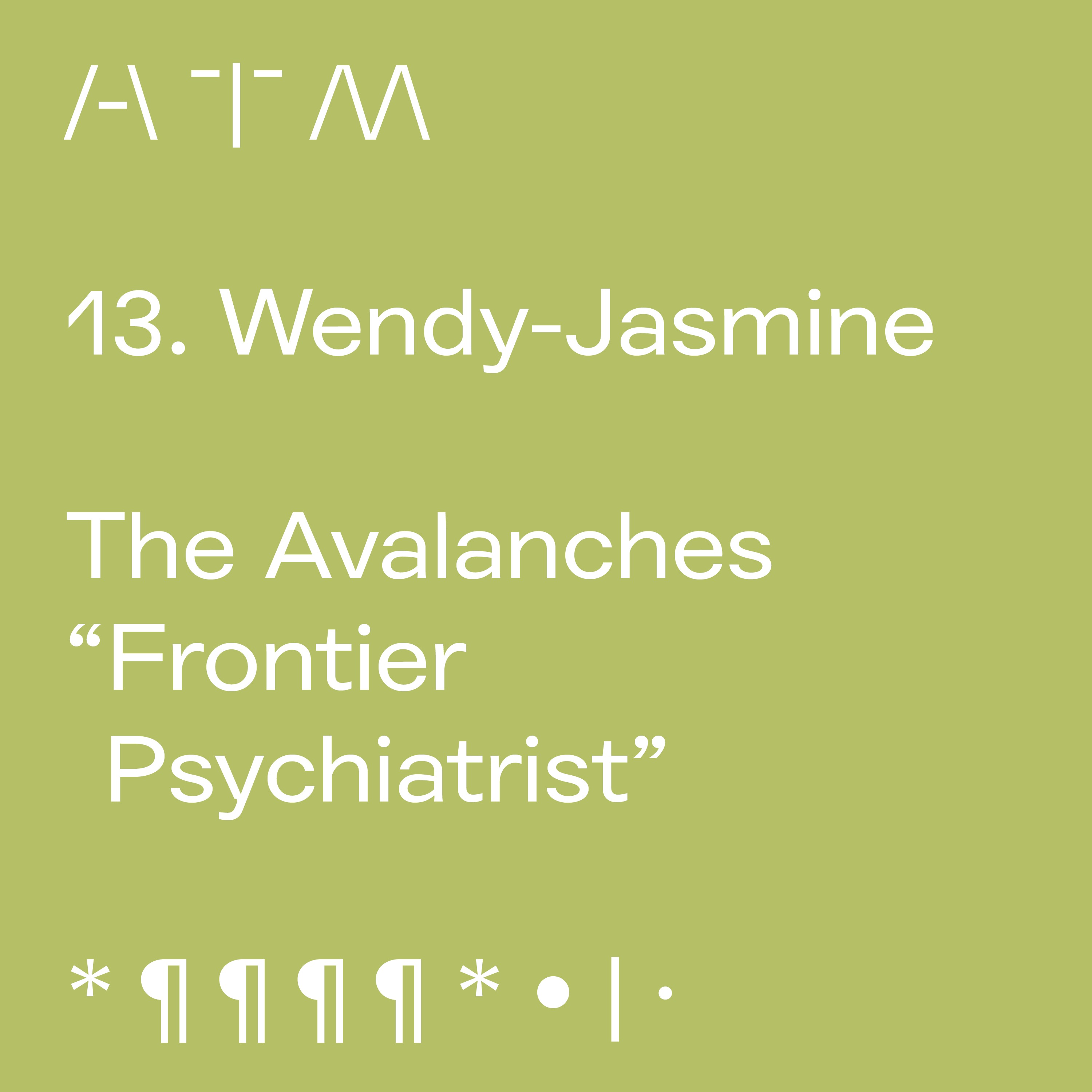 cover art for 13. Wendy-Jasmine Henchich / The Avalanches "Frontier Psychiatrist"