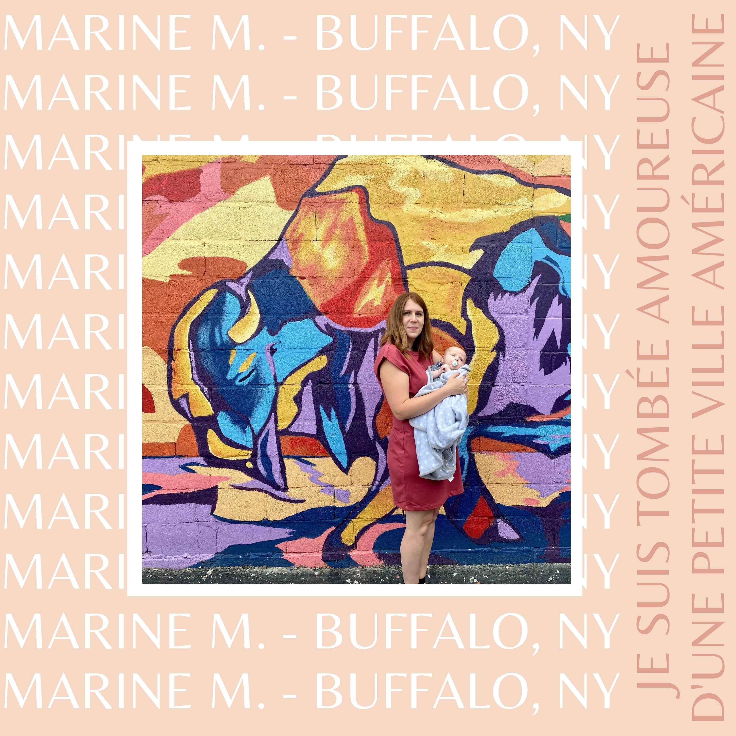 cover art for Marine M. : je suis tombée amoureuse d'une petite ville américaine, Buffalo