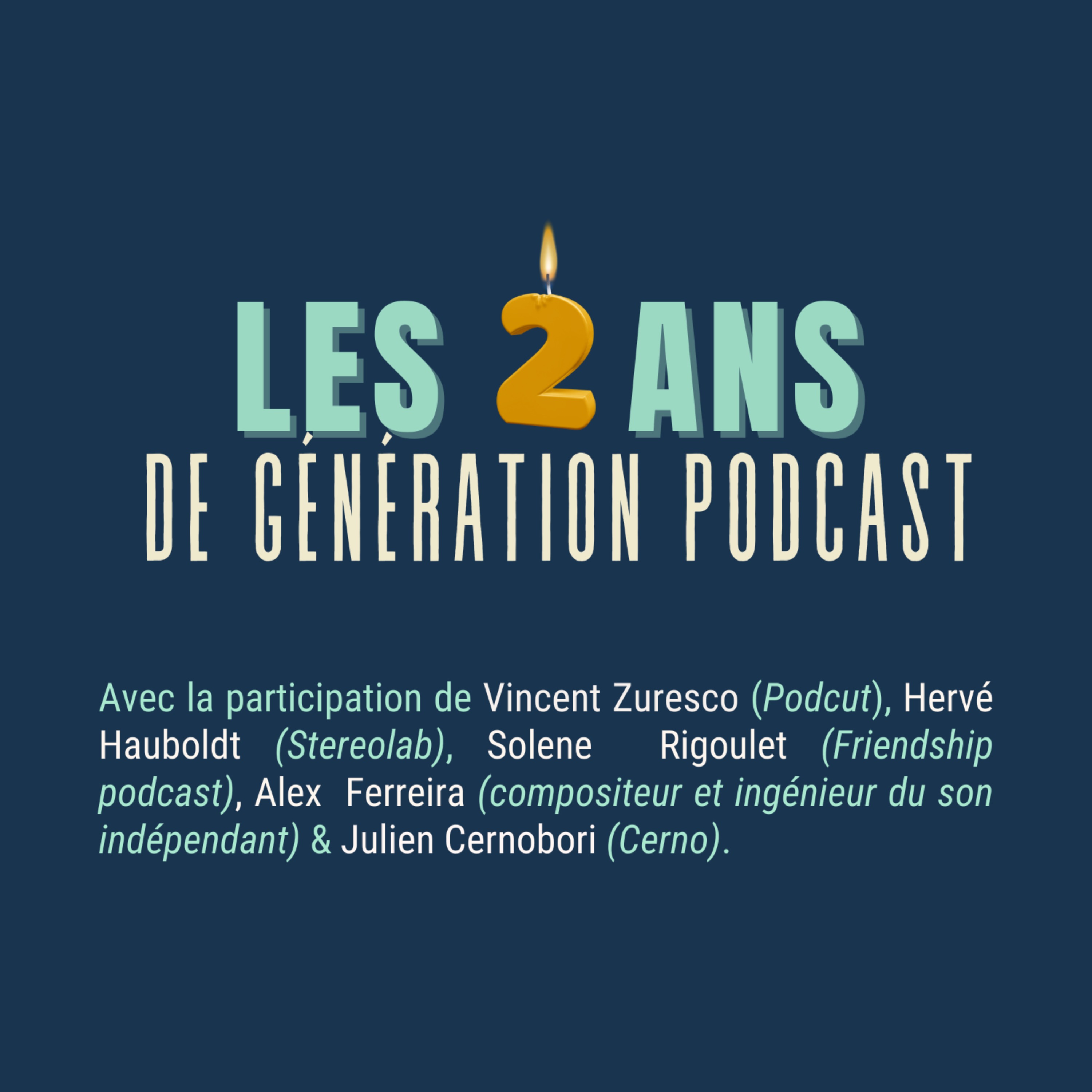 Génération Podcast fête ses 2 ans ! (… et 3 mois)