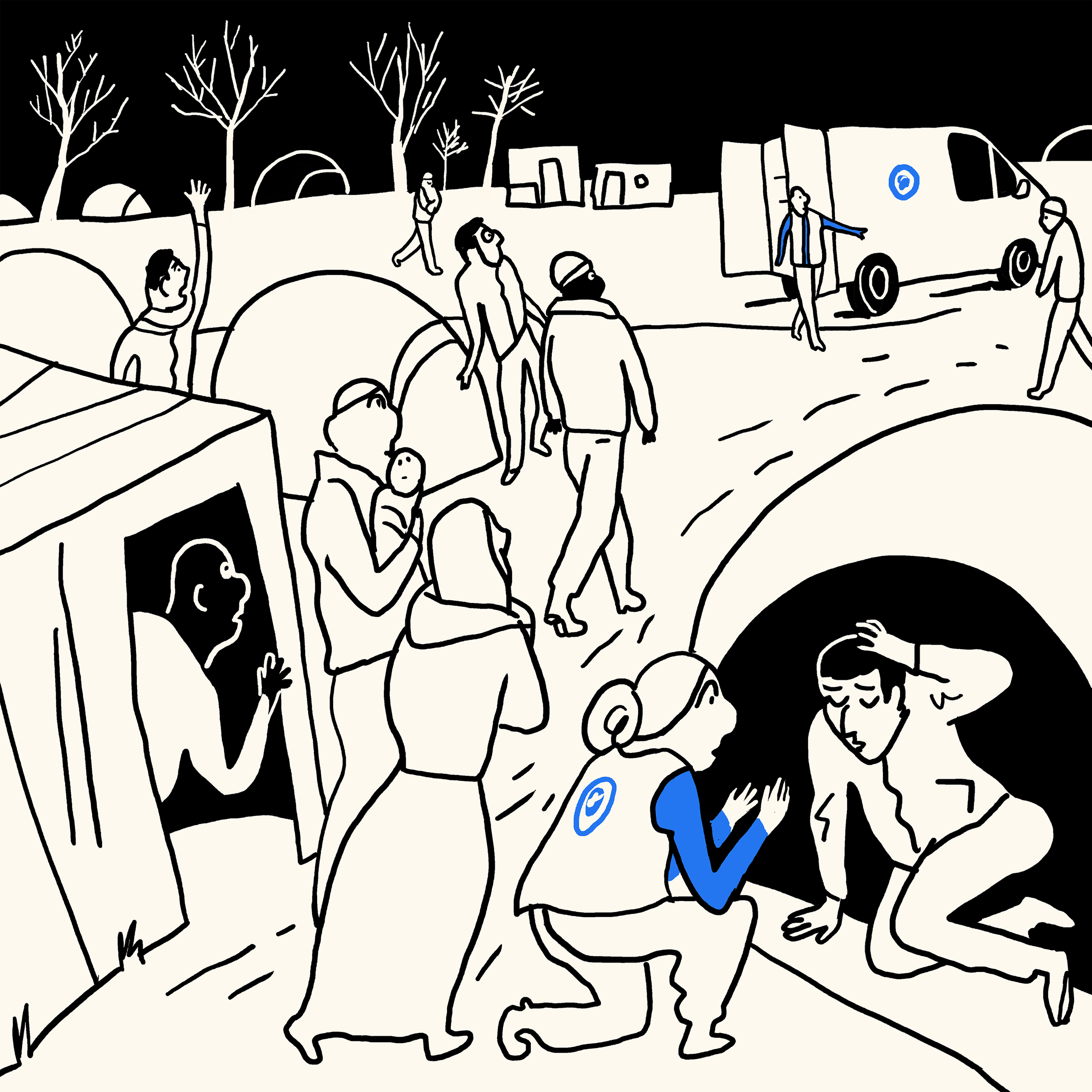 8. "Je devais rester trois semaines."