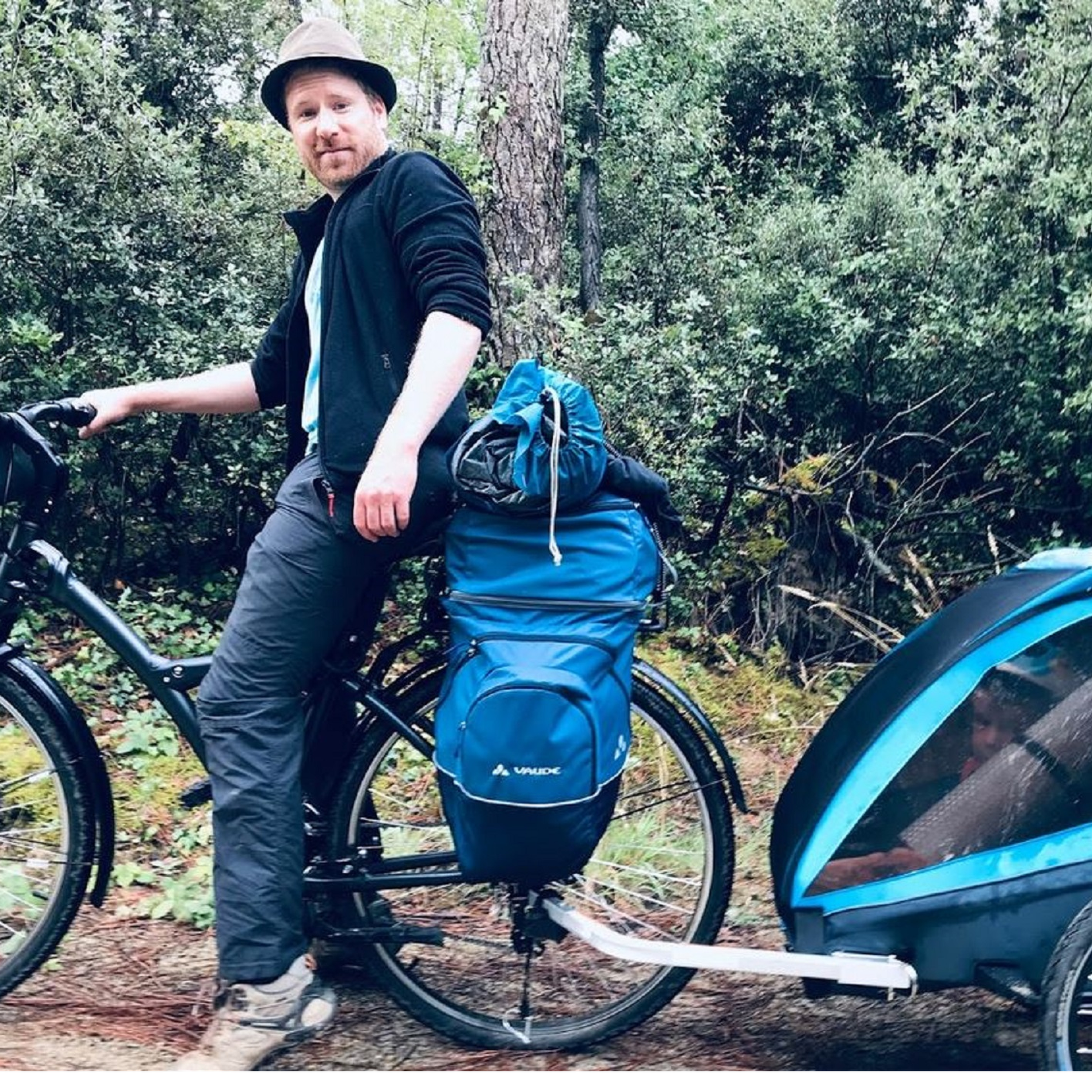 Vacances autrement: en route à vélo avec Eloi et ses enfants