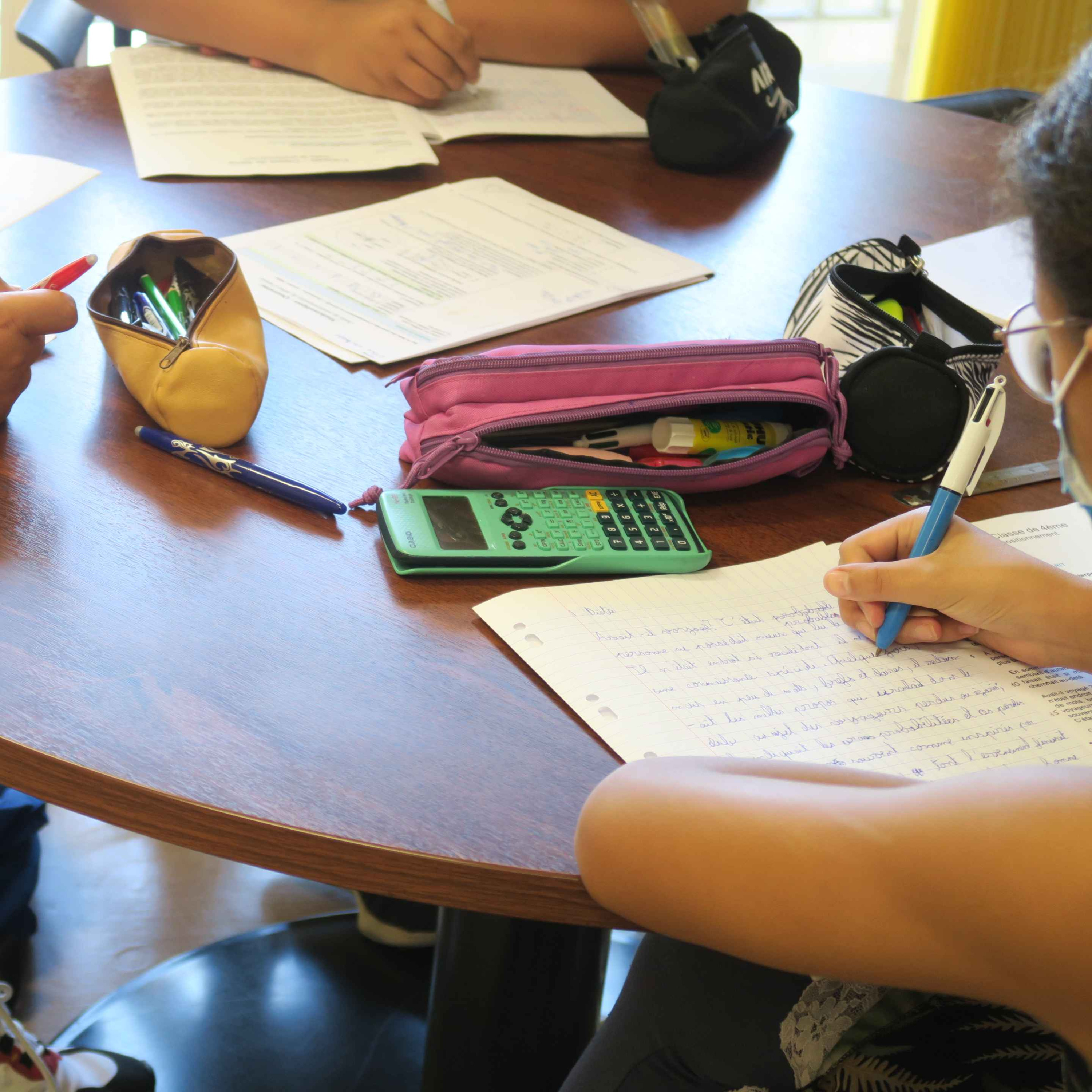Hinde, bientôt en seconde, prend des cours avant la rentrée