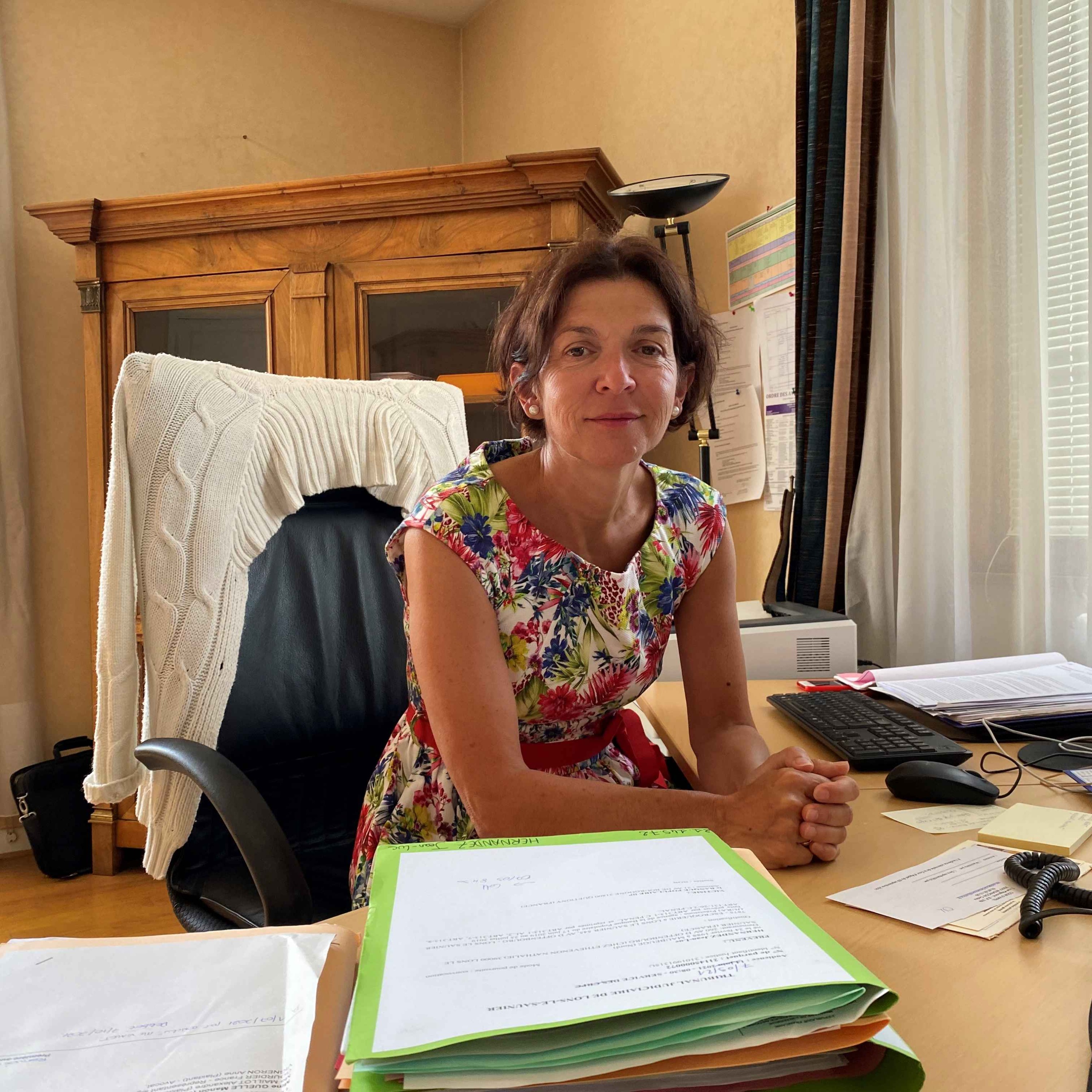 Justice: Florence Laï, présidente du tribunal de Lons-le-Saunier, évoque la carrière des femmes