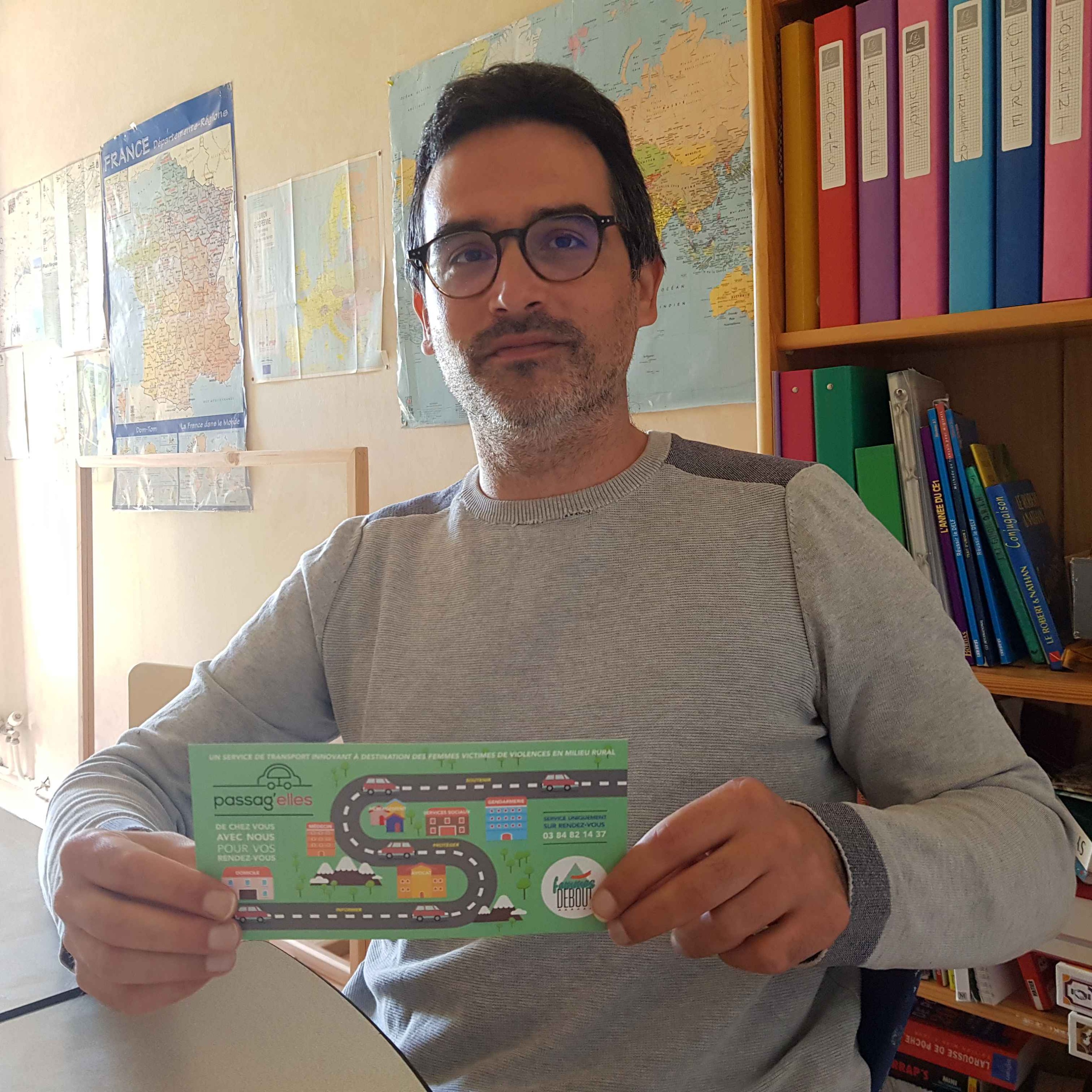 Julien Daubier, éducateur spécialisé pour Femmes Debout