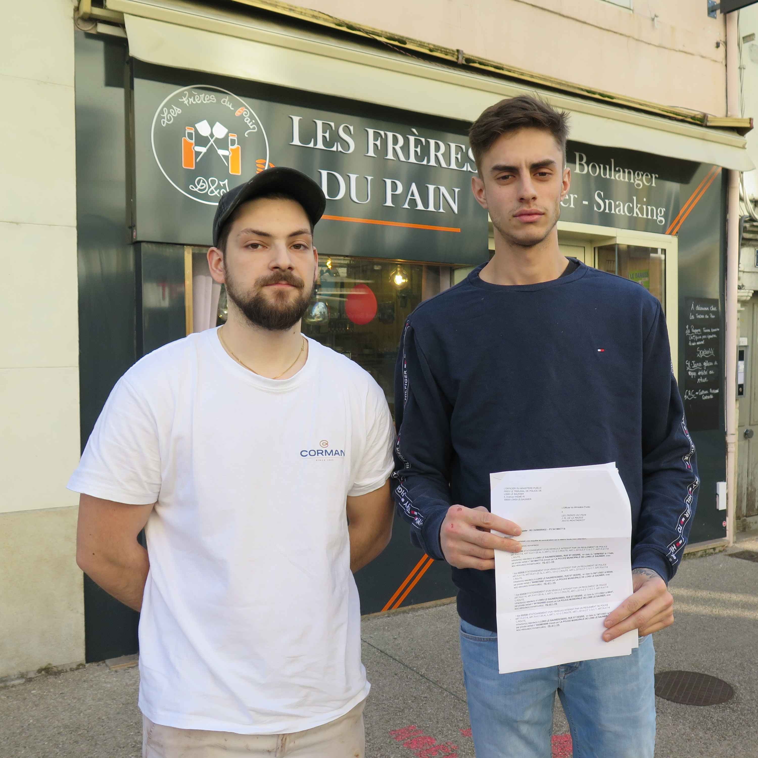 À Lons, les boulangers des Frères du Pain déplorent une trentaine de PV de stationnement en quatre mois
