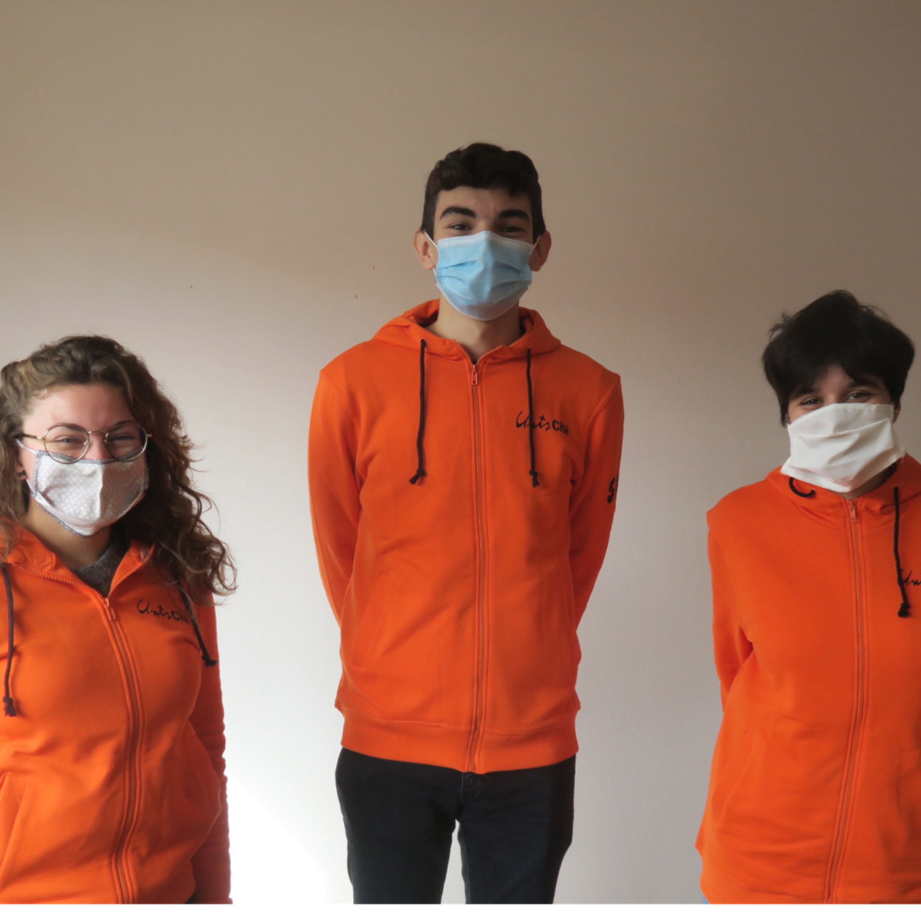 Loïc 18 ans, qui fait un service civique avec l'association Unis Cité à Ambérieu-en-Bugey