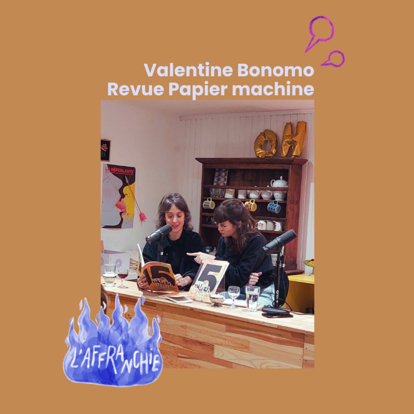 Papier machine, rencontre avec Valentine Bonomo
