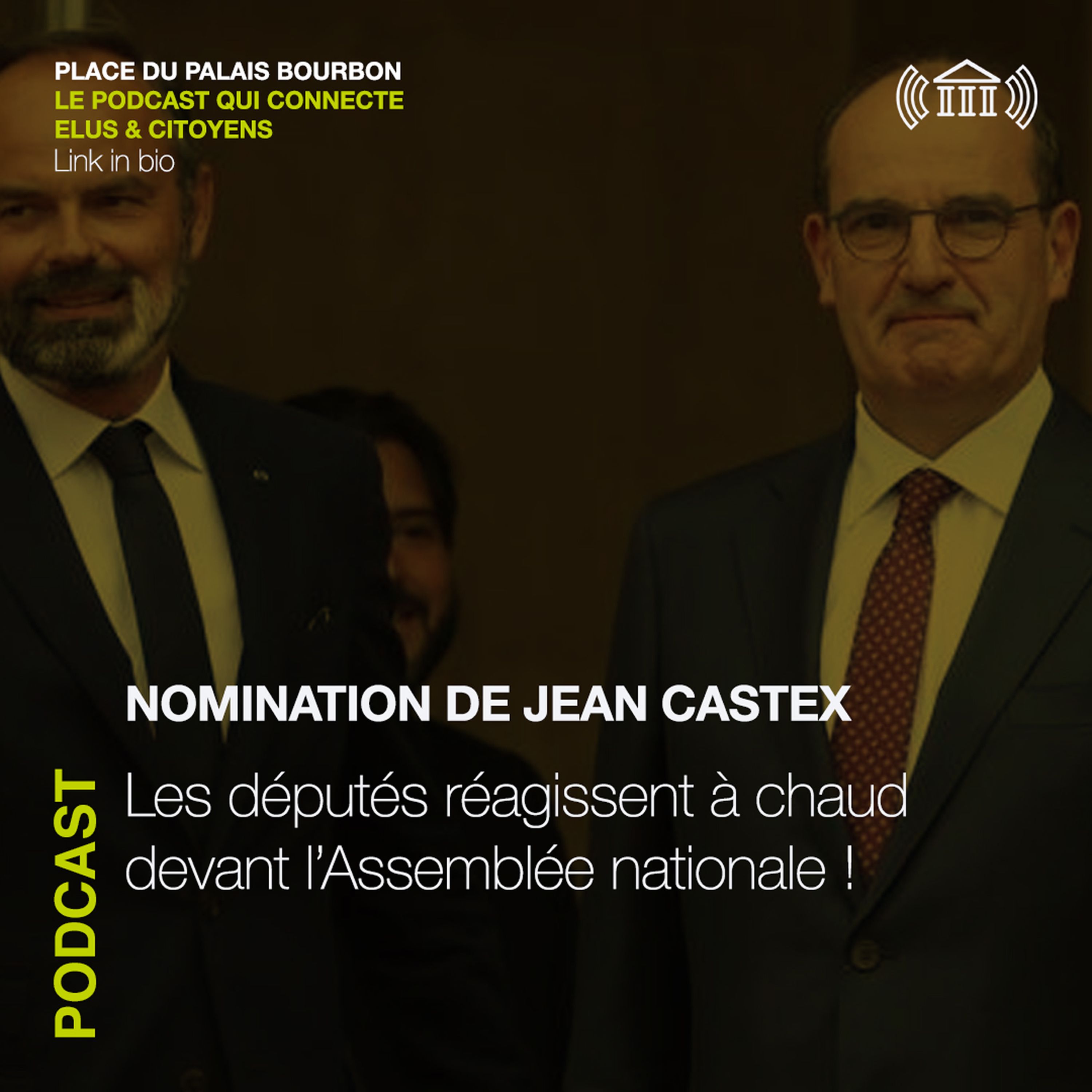 cover art for Nomination de Jean Castex, les députés réagissent à chaud