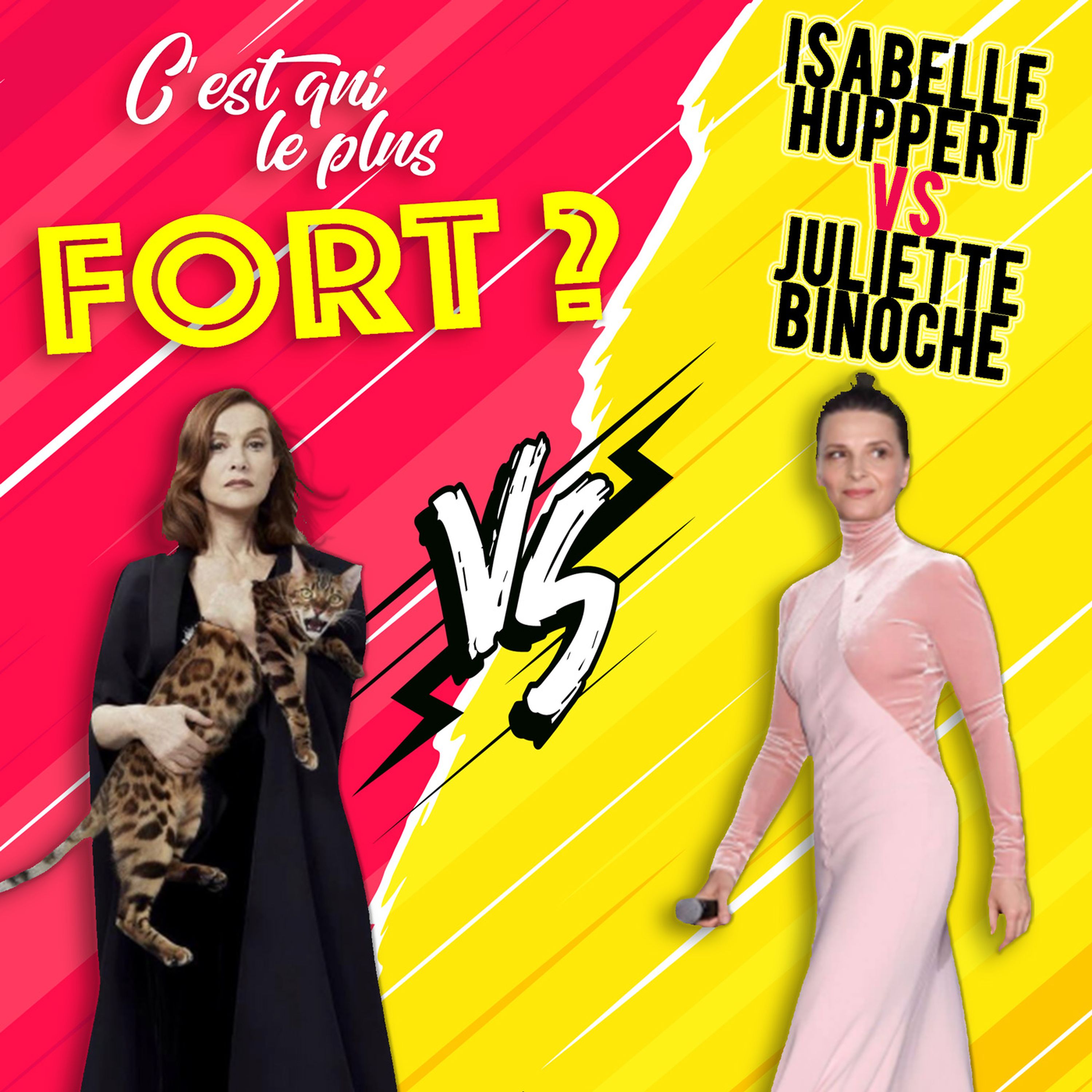 cover art for Isabelle Huppert vs Juliette Binoche - duel au sommet de l'acting français