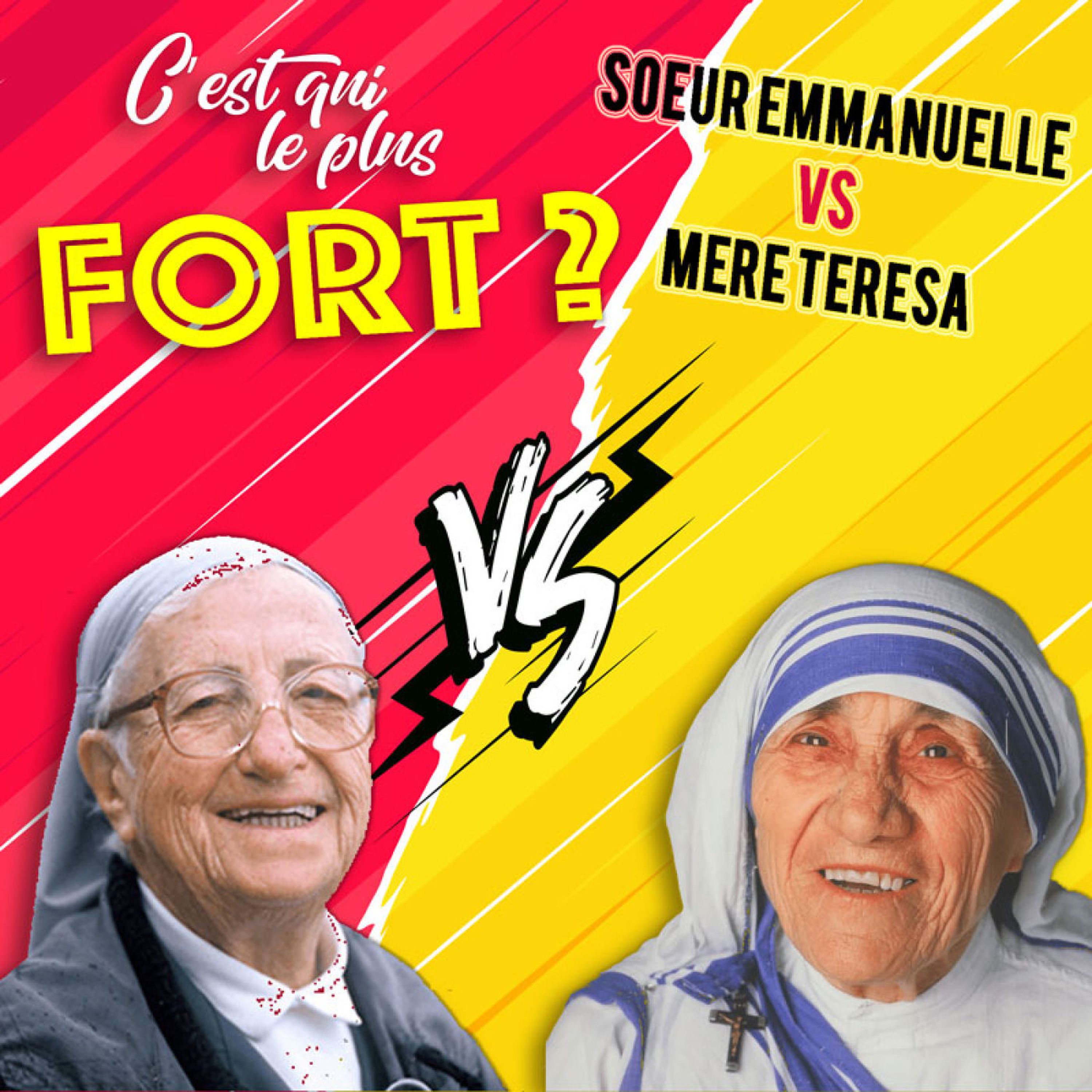 cover art for Soeur Emmanuelle vs Mère Teresa, combat de bienfaitrices en octogone sans règles !
