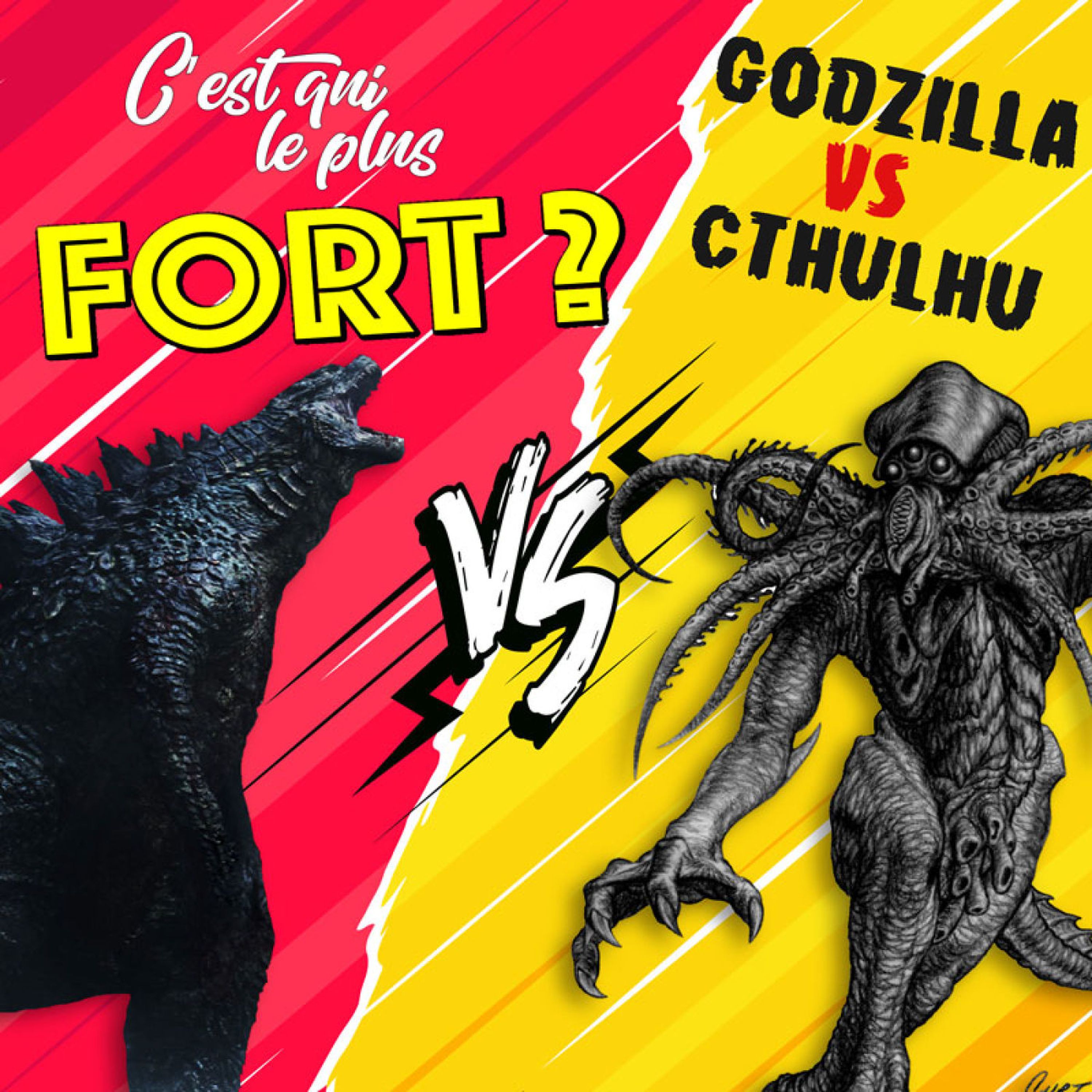 cover art for Godzilla vs Cthulhu - affrontement de titans du cinéma et de la littérature