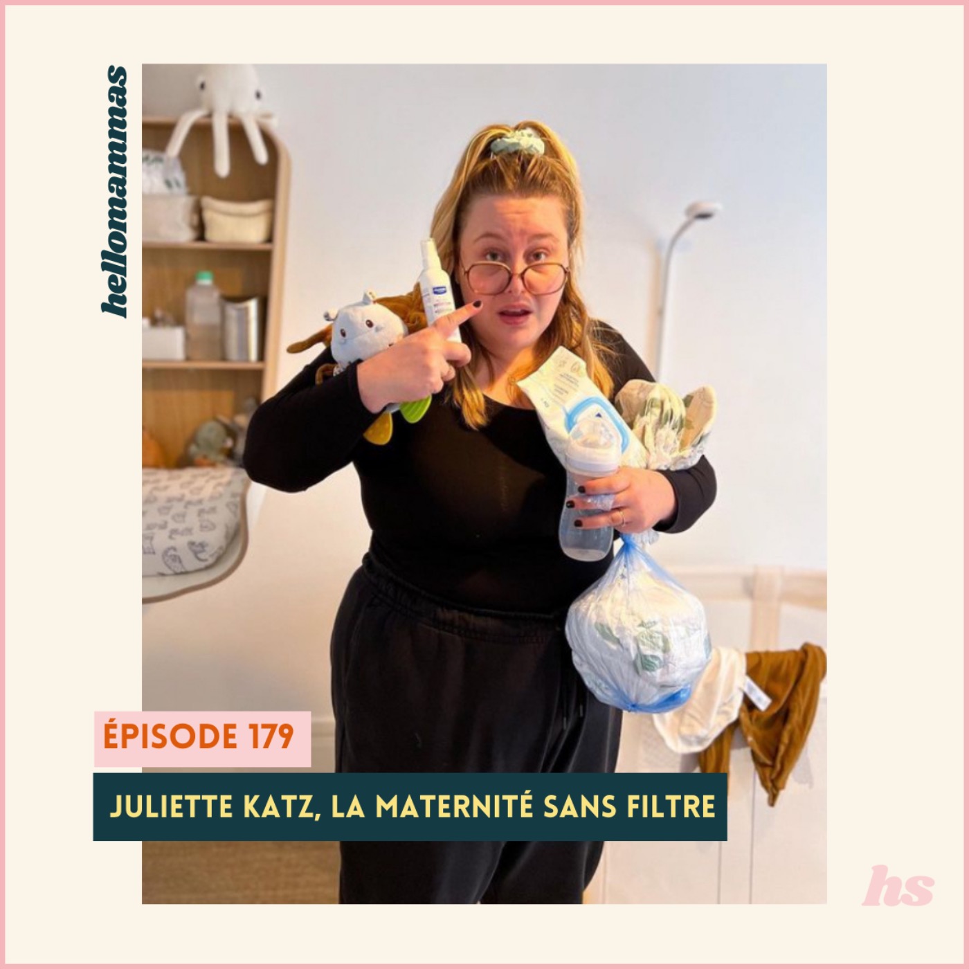 Juliette Katz, la maternité sans filtre