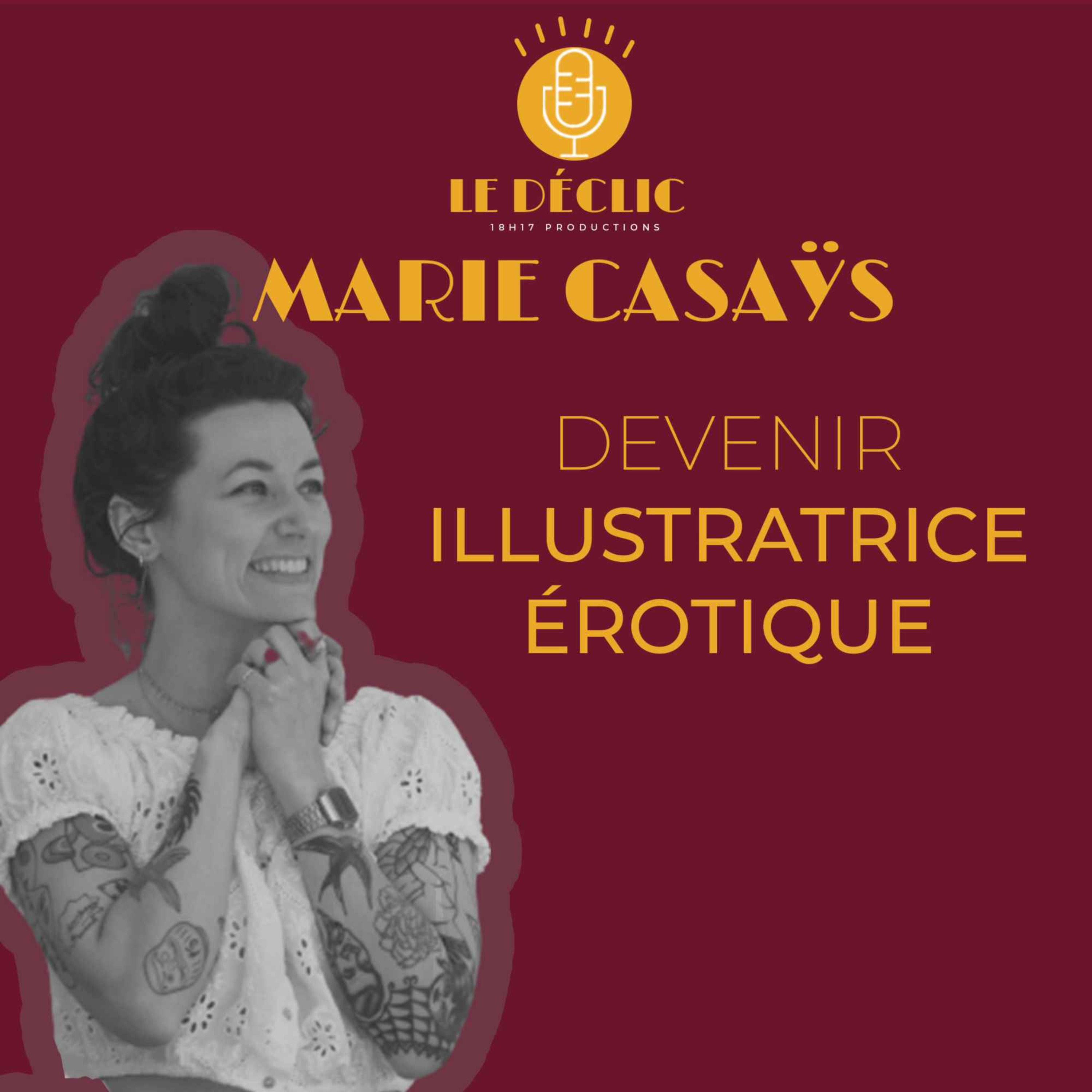 cover art for Marie Casaÿs : devenir illustratrice érotique