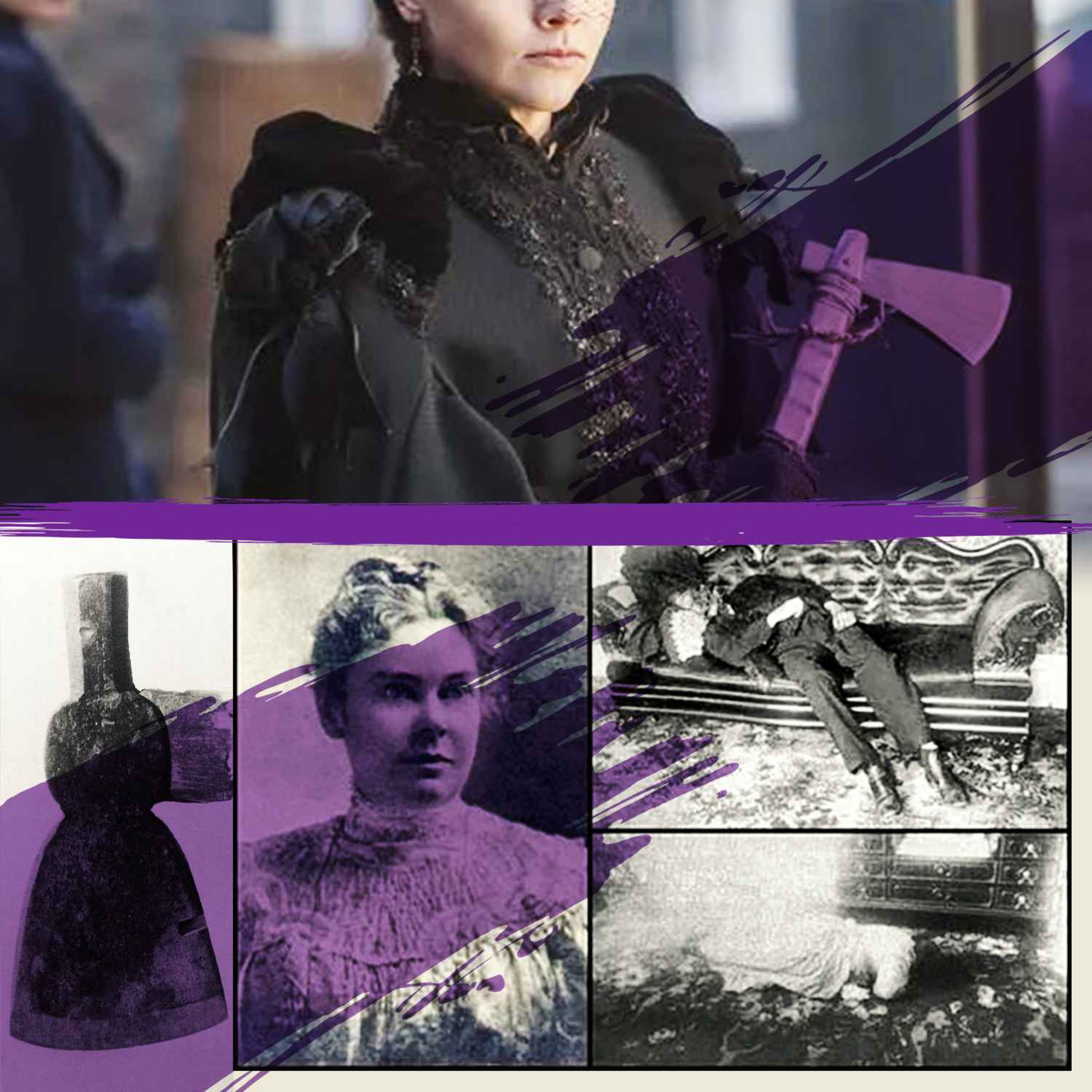 cover art for Lizzie Borden, la meurtrière à la hache