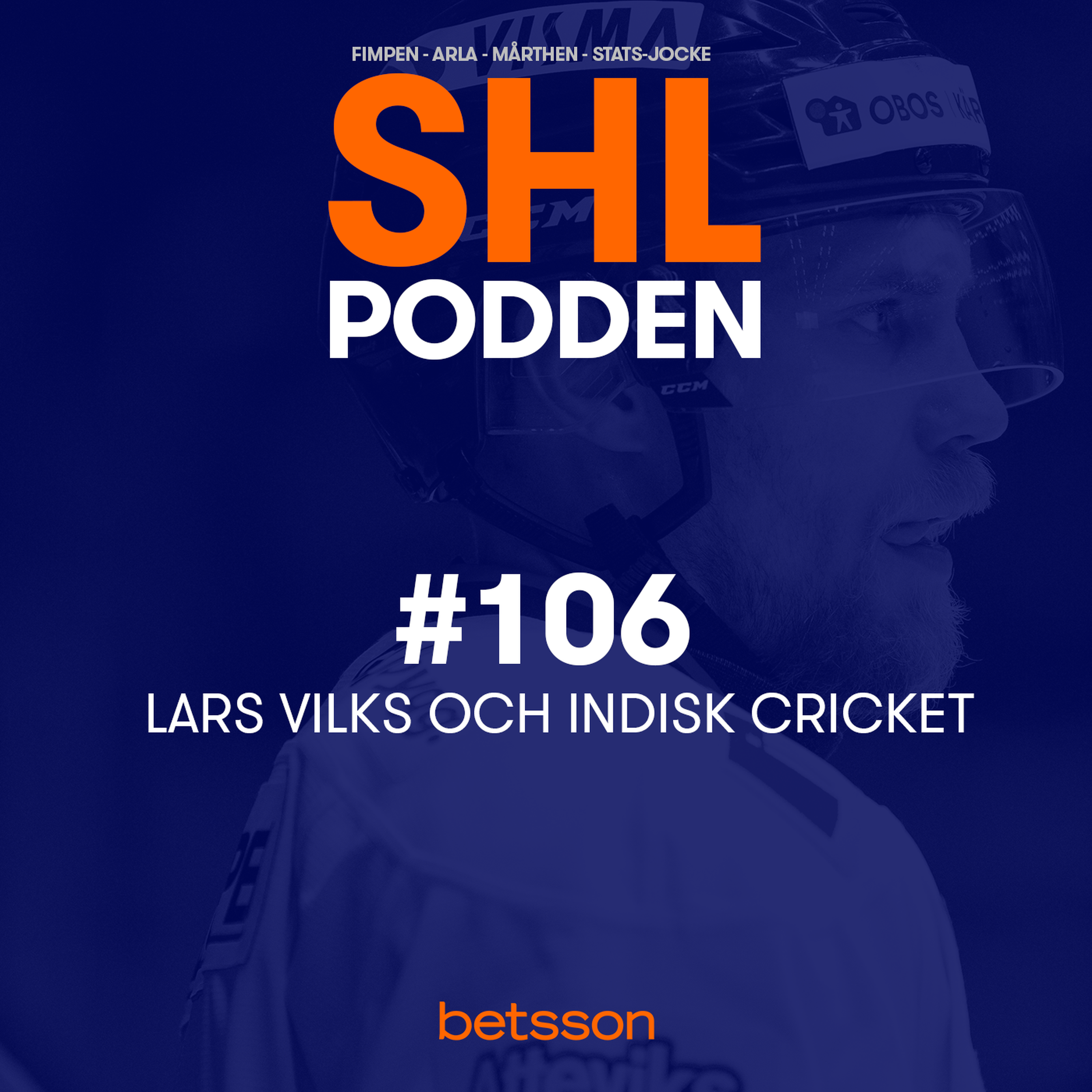 cover art for 106. Lars Vilks och indisk cricket