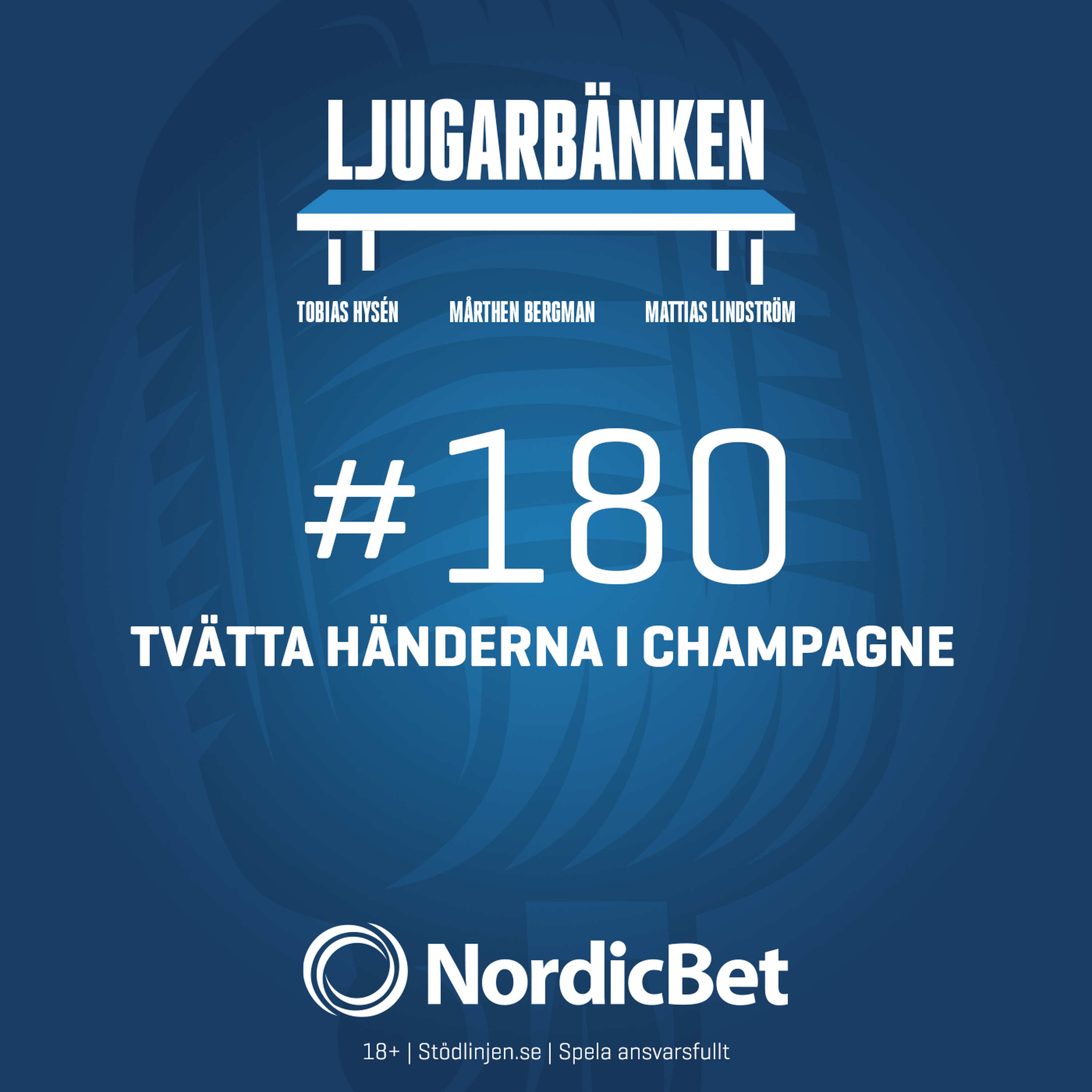 180. Tvätta händerna i champagne episode artwork