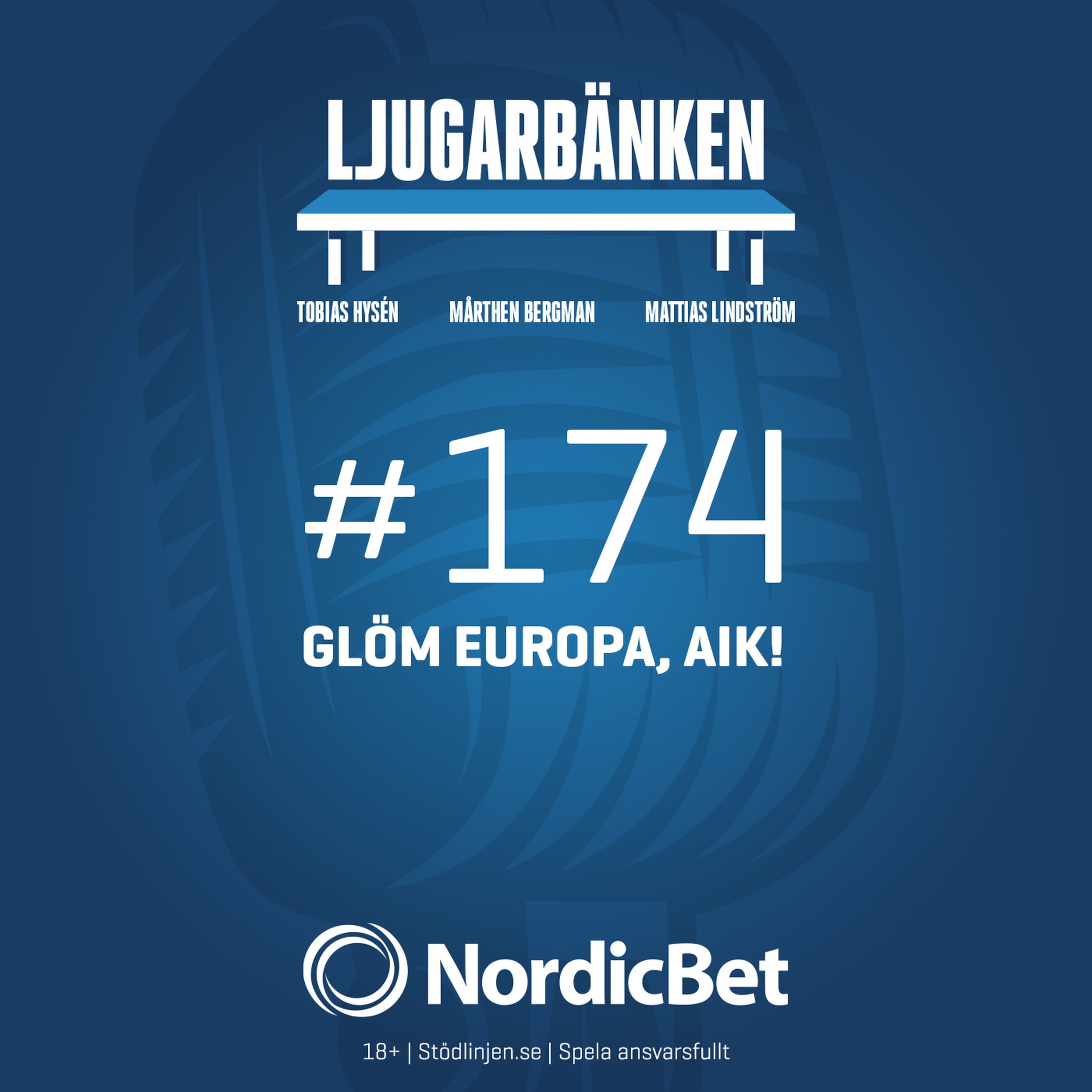 174. "Glöm Europa, AIK!" episode artwork