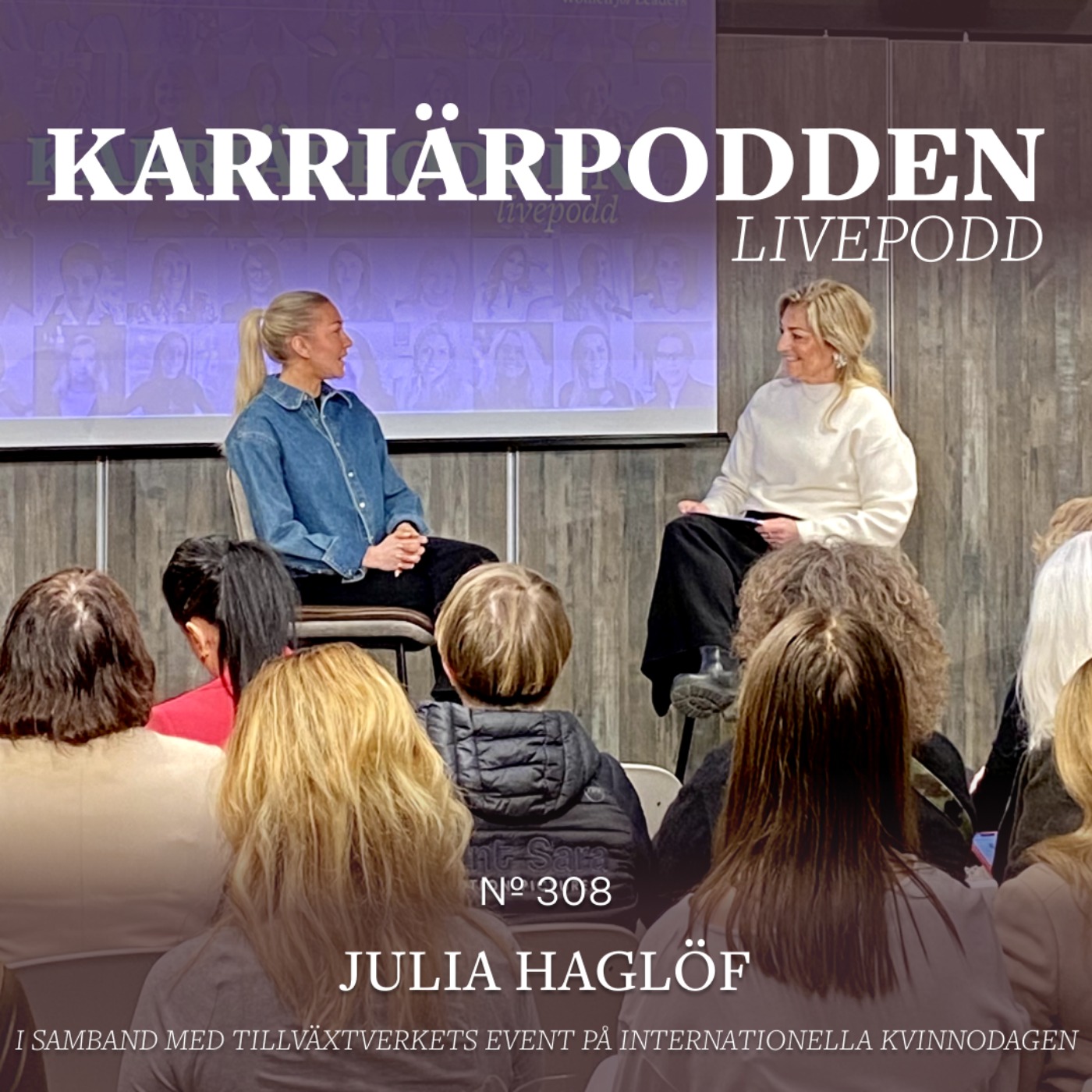 cover art for #308 Livepodd Tillväxtverket 8e mars - Julia Haglöf, VD & delägare SACCI, Entrepreneurial winning woman 2023 (EOY)