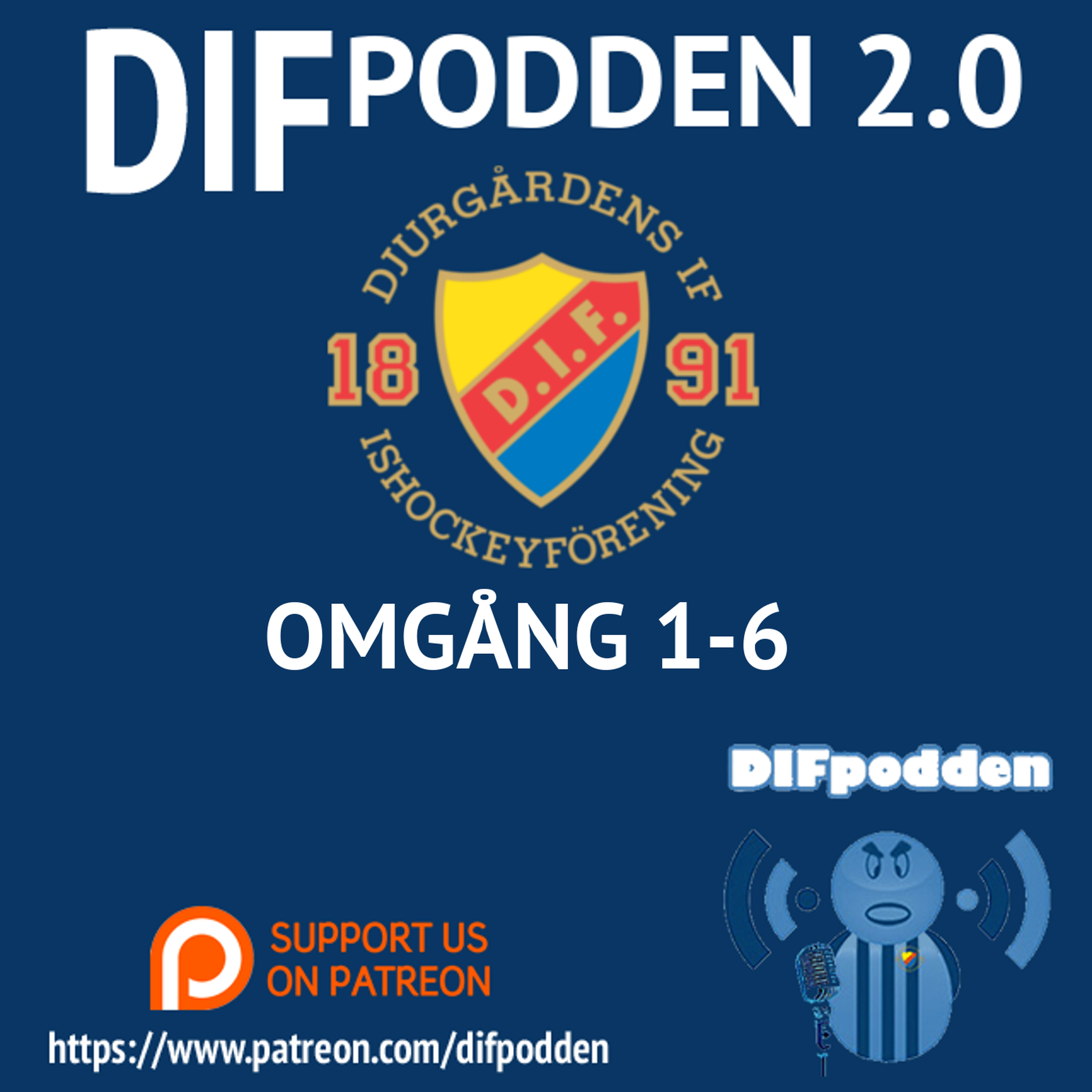 DIFpodden (2.0) #168 SHL, omgång 1-6 episode artwork