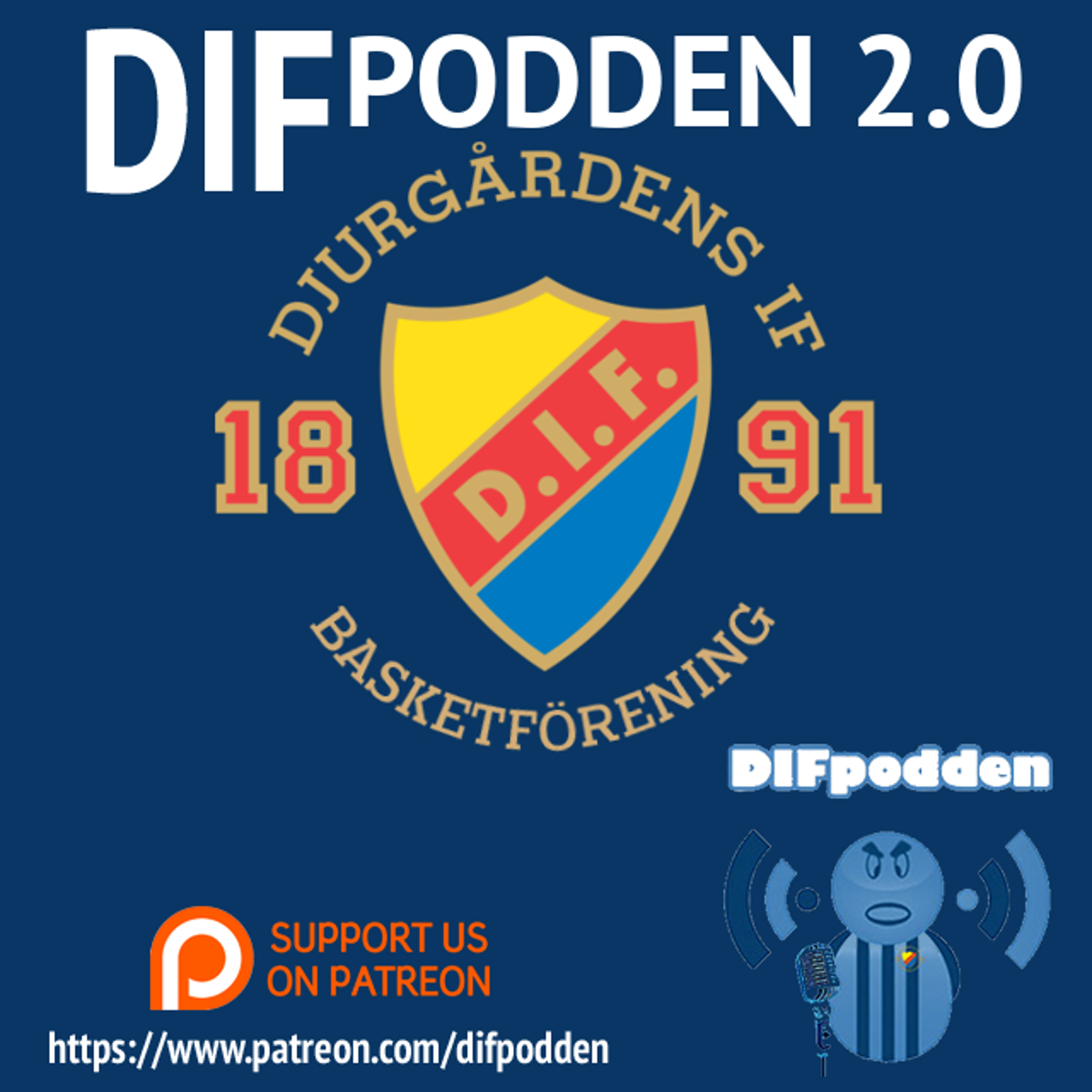 DIFpodden (2.0) #164 Djurgården Basket episode artwork