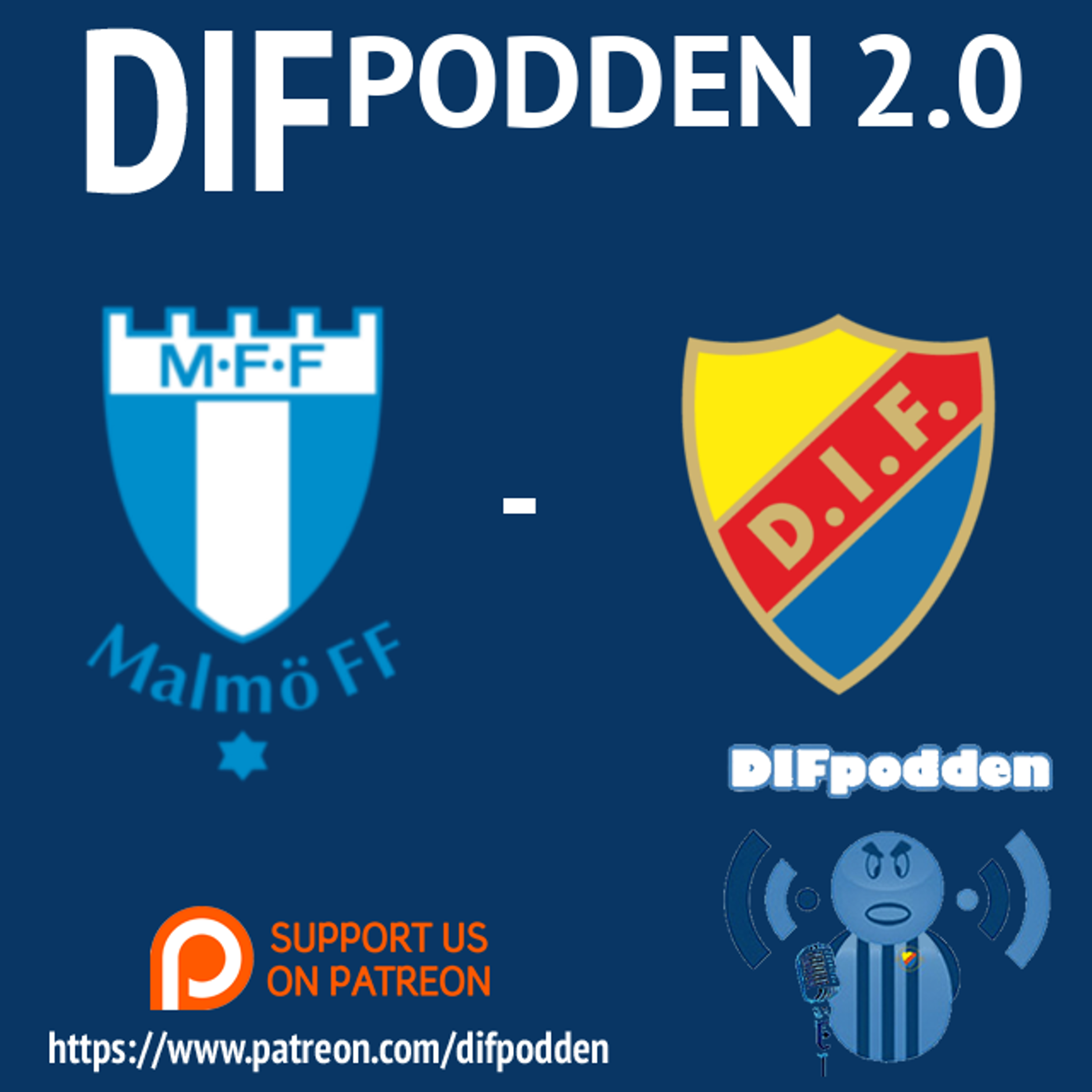 DIFpodden (2.0) #InförPodd Malmö - Djurgården episode artwork