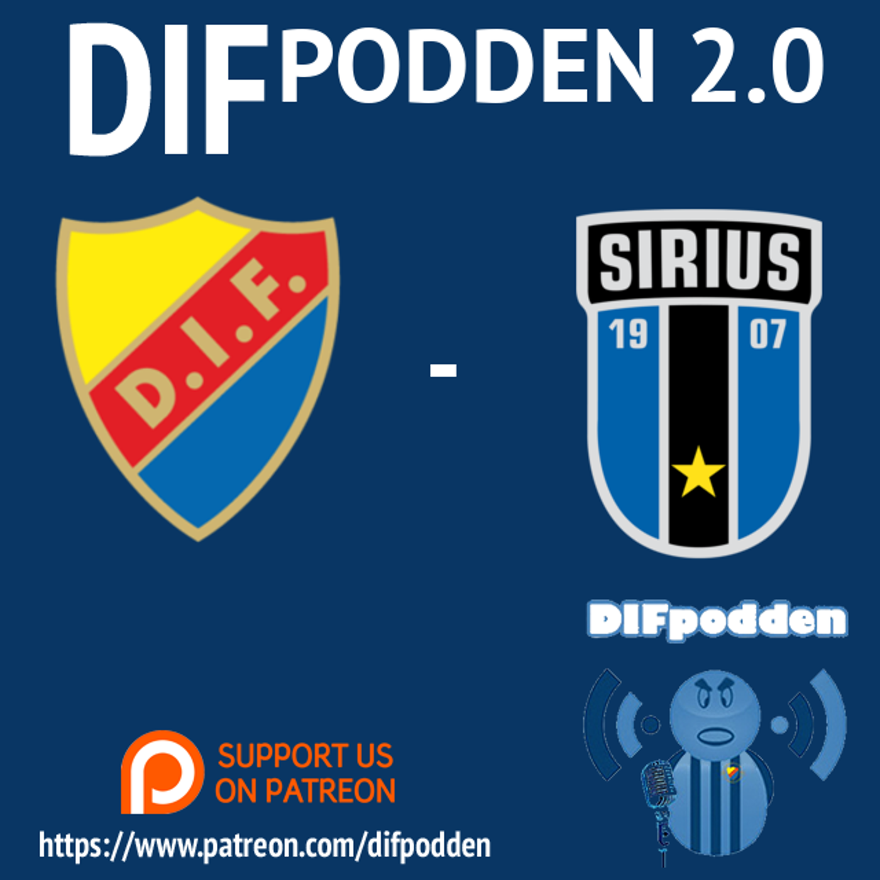 DIFpodden (2.0) #InförPodd Djurgården - Sirius episode artwork