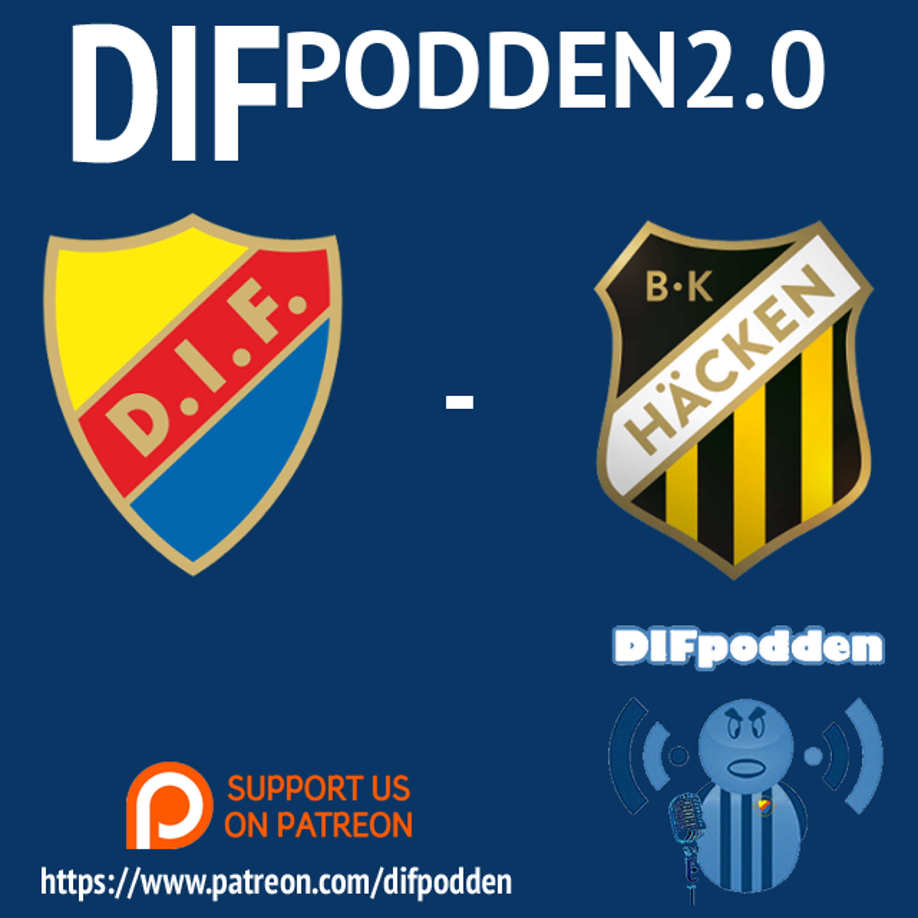 DIFpodden (2.0) #InförPodd Djurgården - Häcken episode artwork