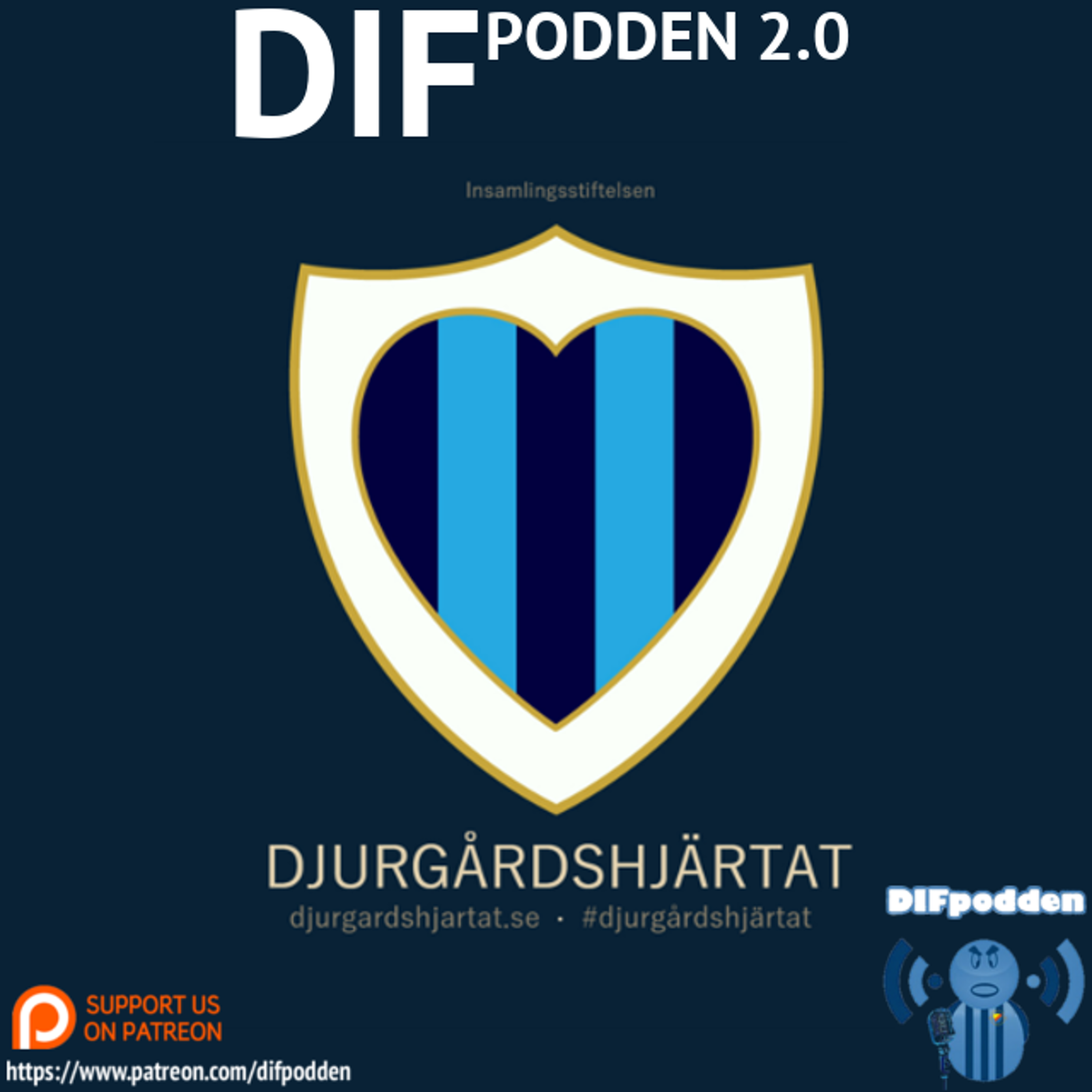 DIFpodden (2.0) #155 Djurgårdshjärtat episode artwork