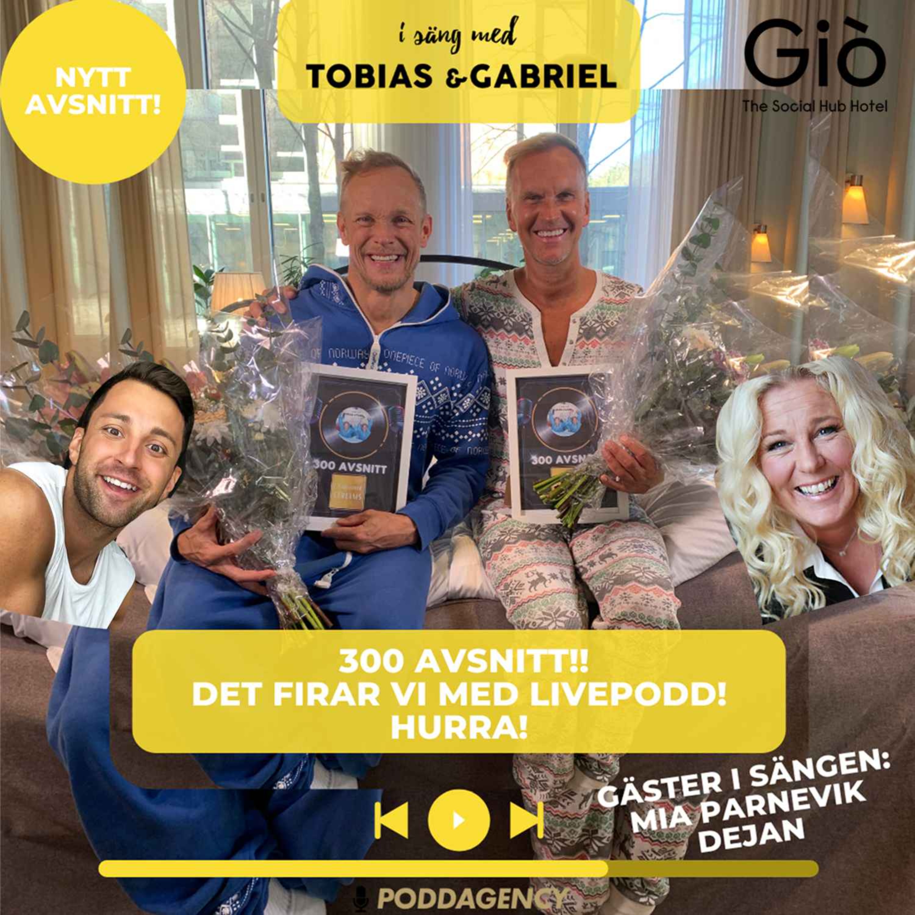 300 avsnitt!! Det firar vi med Livepodd! HURRA! episode artwork