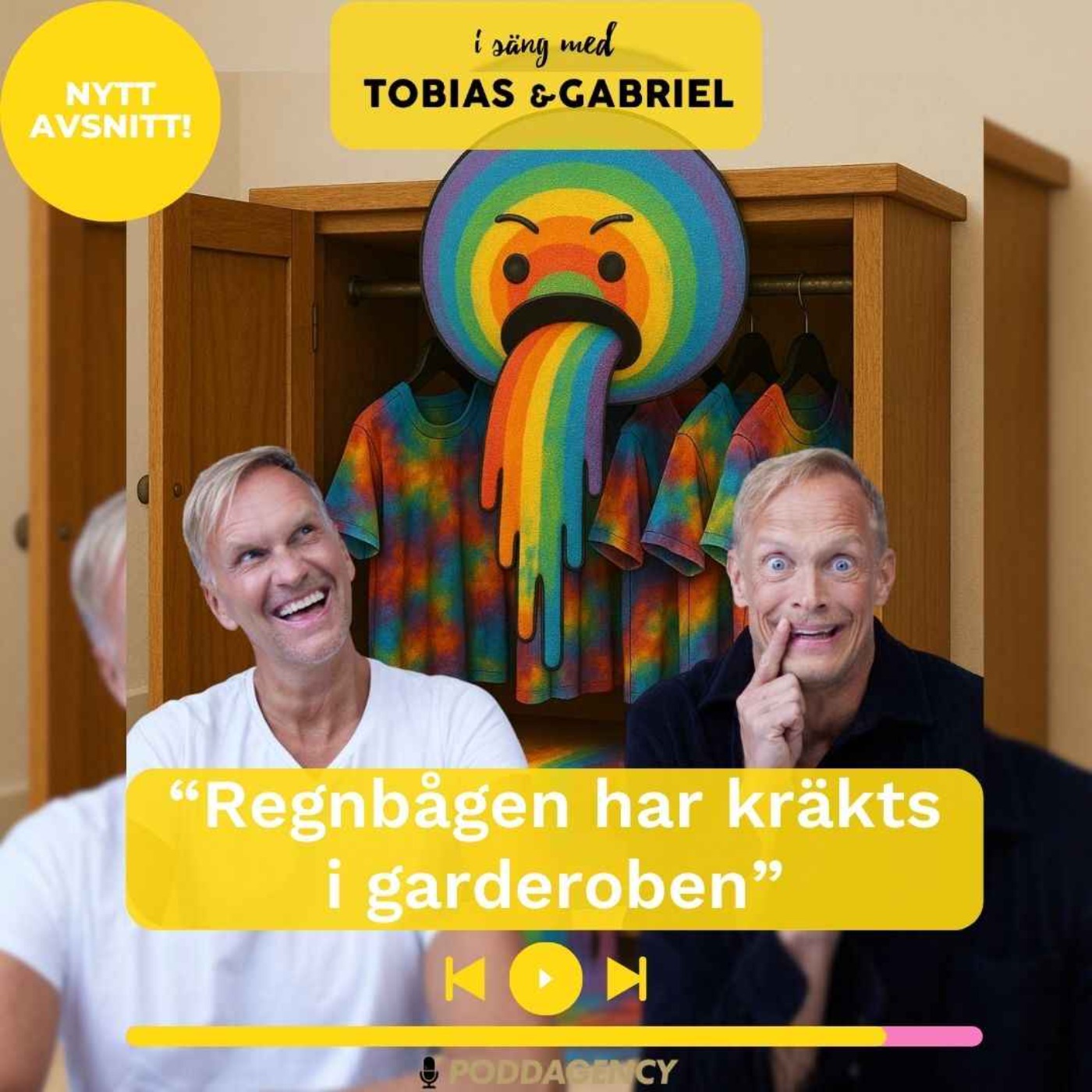 481. Regnbågen har kräkts i garderoben