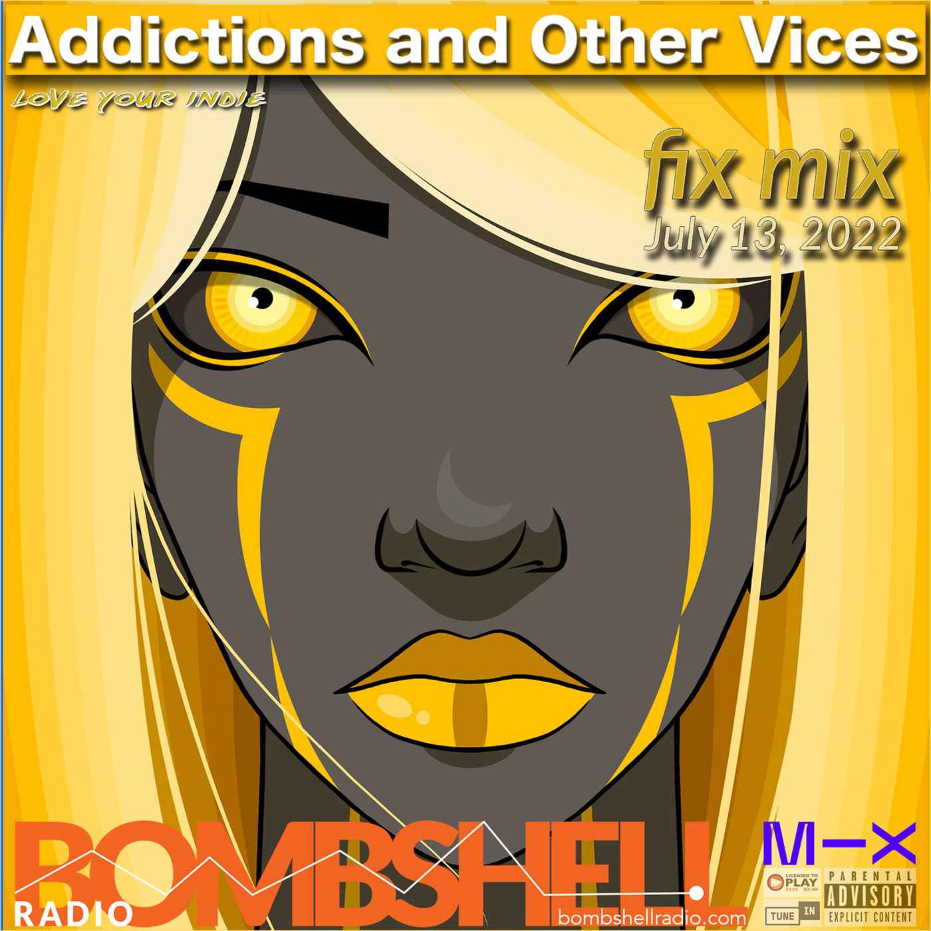 cover art for Addictions and Other Vices 884 Fix Mix July 13 