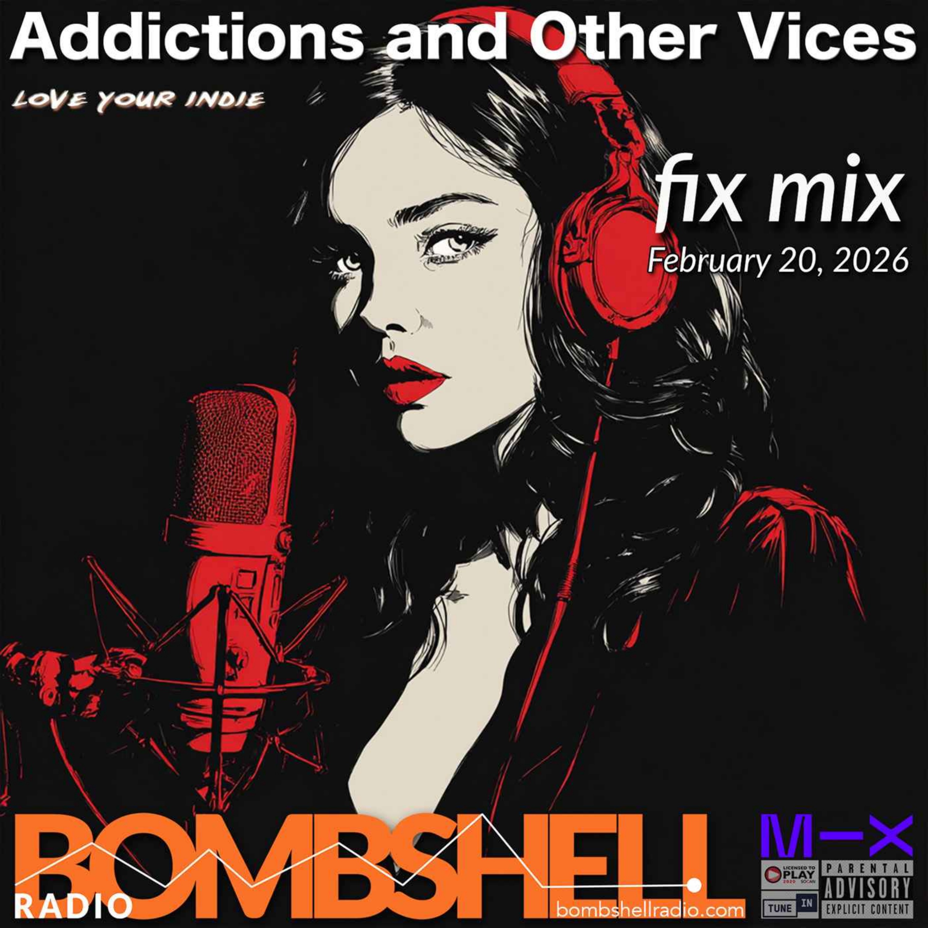 Addictions and Other Vices Fix Mix  - Fix Mix Feb 20 episode artwork