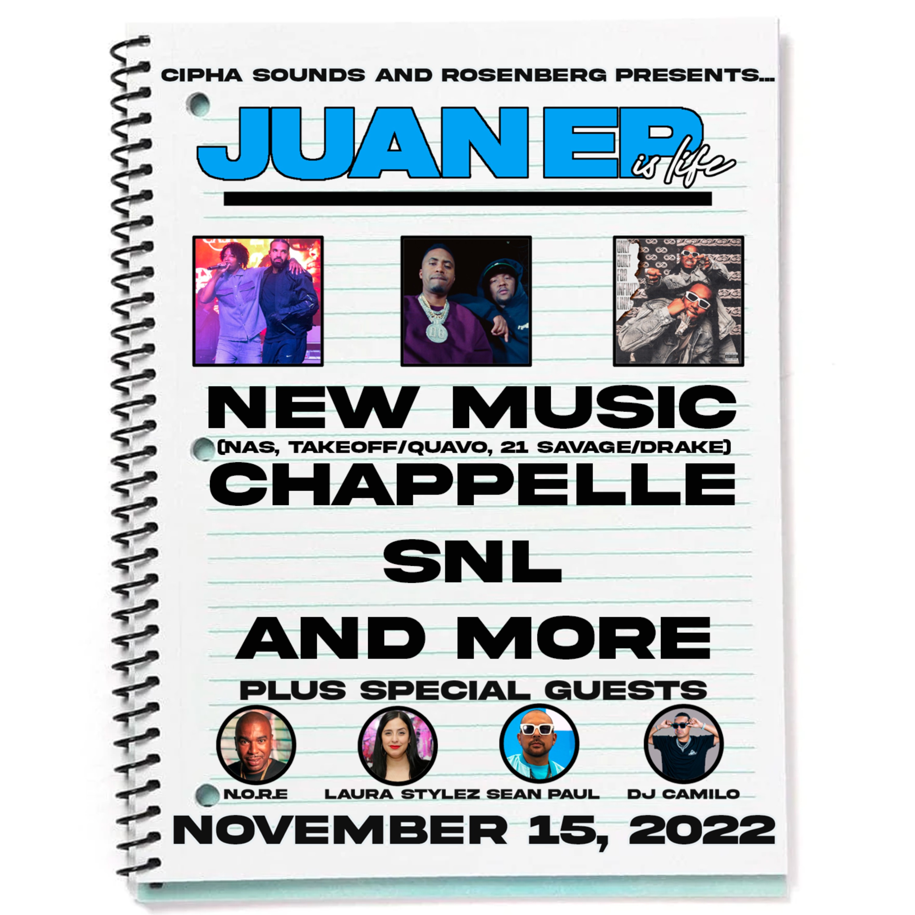 11/15/2022: Nas Review, Sean Paul, Chappelle, and more