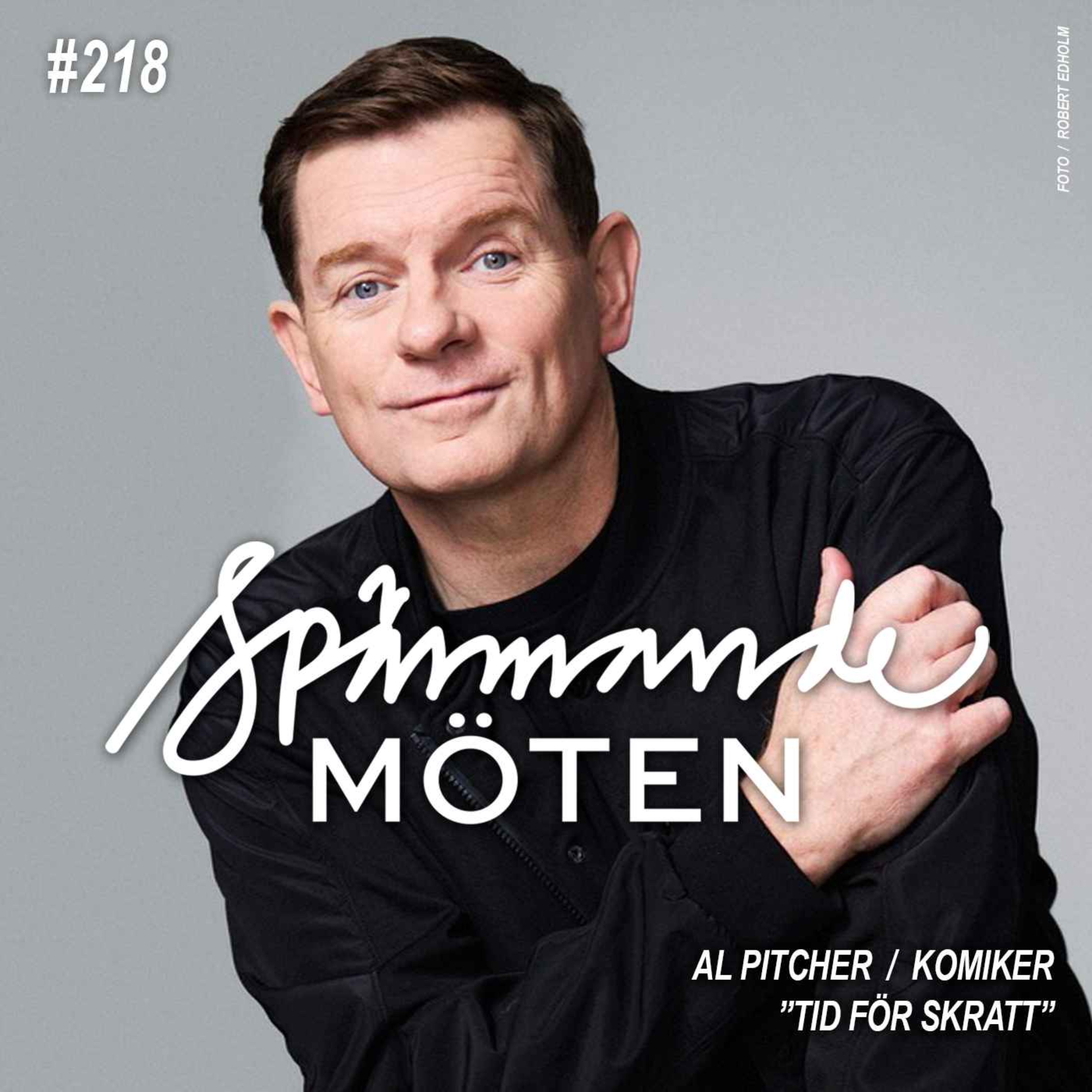 #218 Al Pitcher, komiker, "tid för skratt" episode artwork